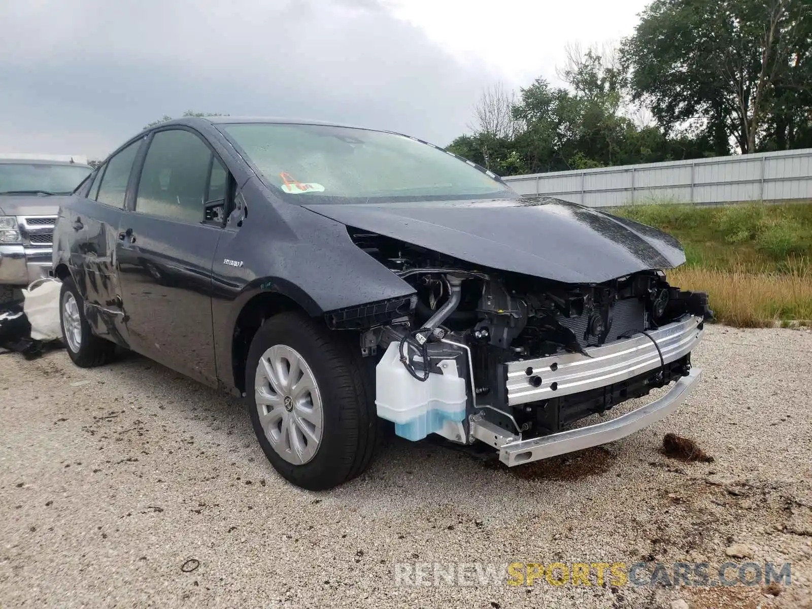 1 Photograph of a damaged car JTDKAMFU3M3140331 TOYOTA PRIUS 2021