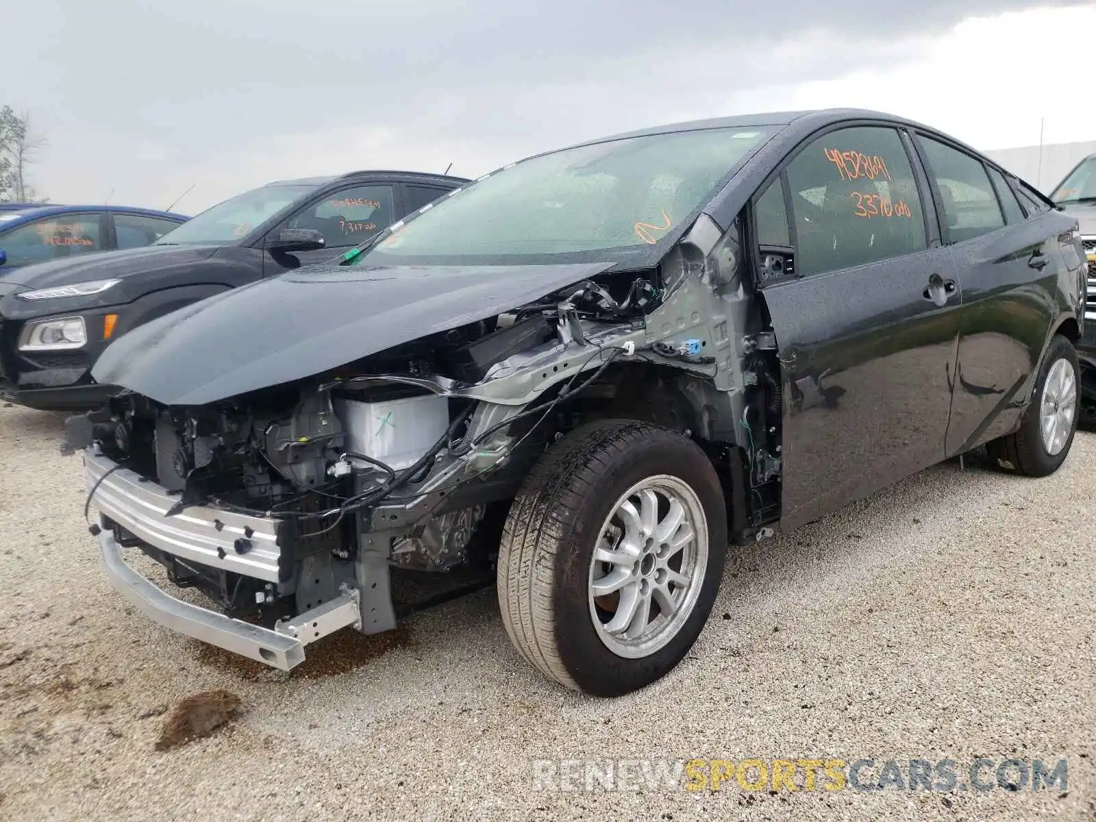 2 Photograph of a damaged car JTDKAMFU3M3140331 TOYOTA PRIUS 2021