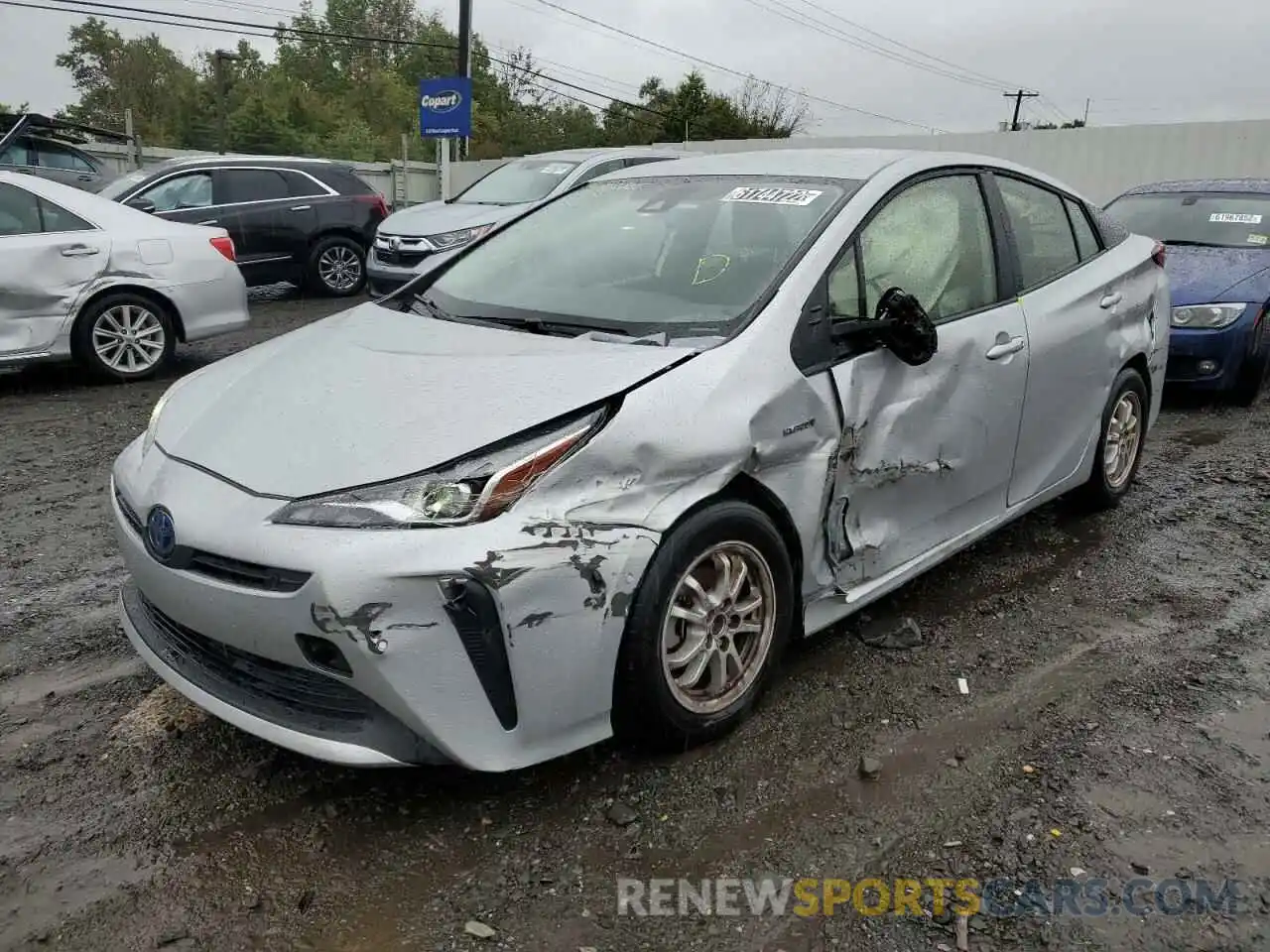 2 Photograph of a damaged car JTDKAMFU3M3141060 TOYOTA PRIUS 2021