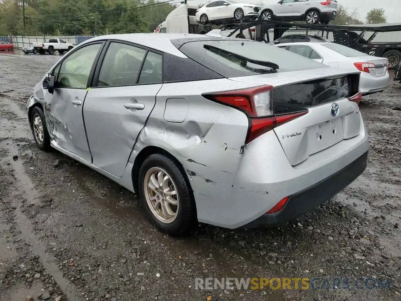 3 Photograph of a damaged car JTDKAMFU3M3141060 TOYOTA PRIUS 2021