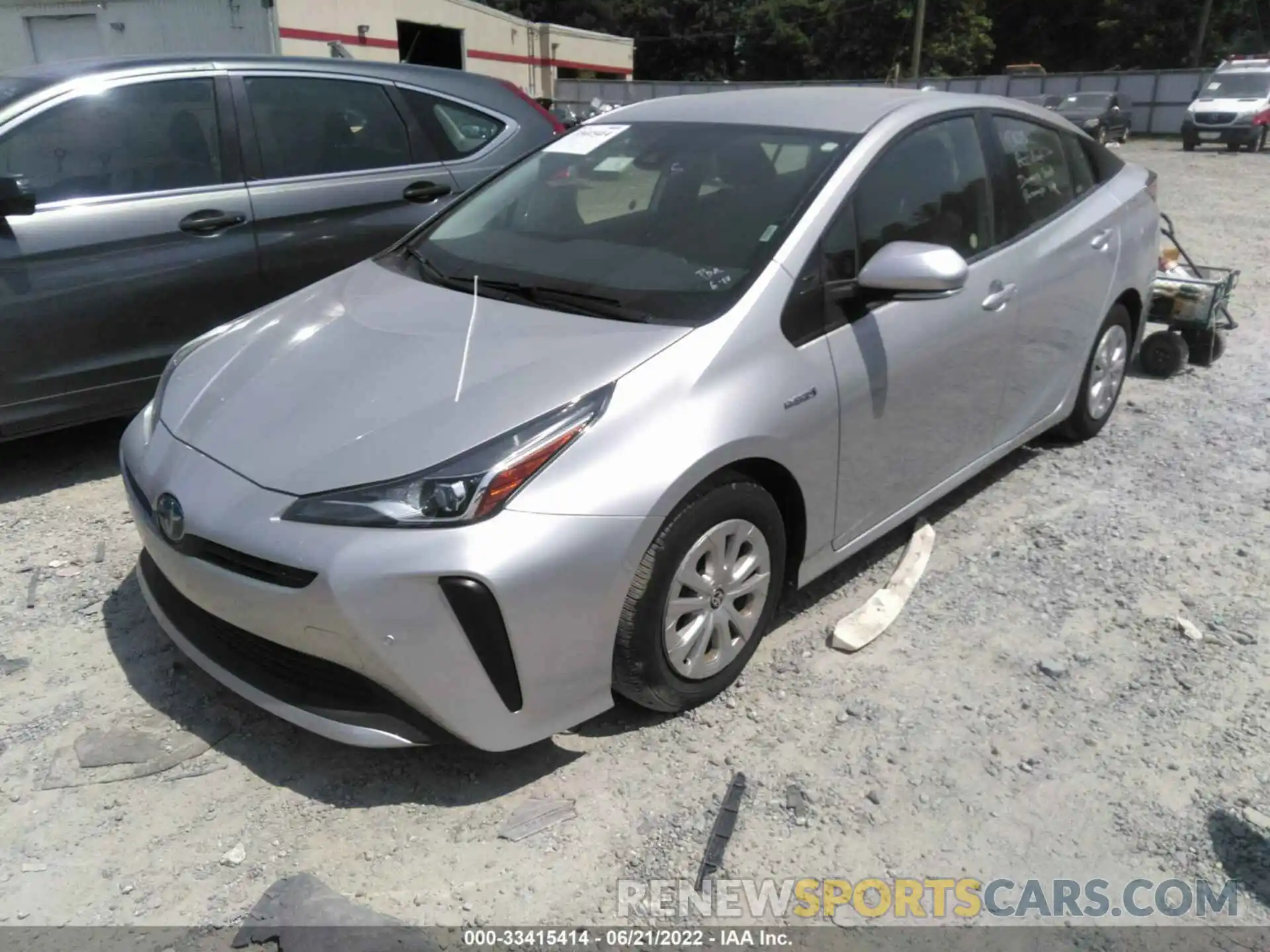 2 Photograph of a damaged car JTDKAMFU3M3141365 TOYOTA PRIUS 2021