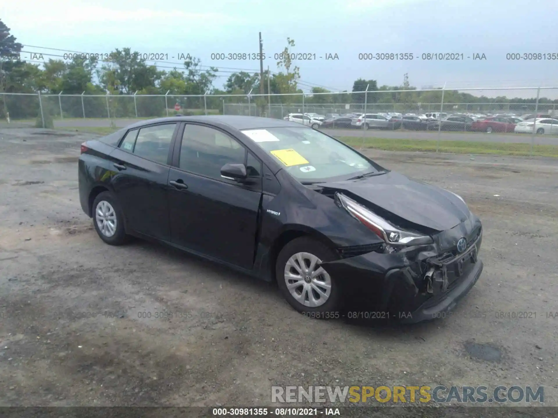 1 Photograph of a damaged car JTDKAMFU3M3141379 TOYOTA PRIUS 2021