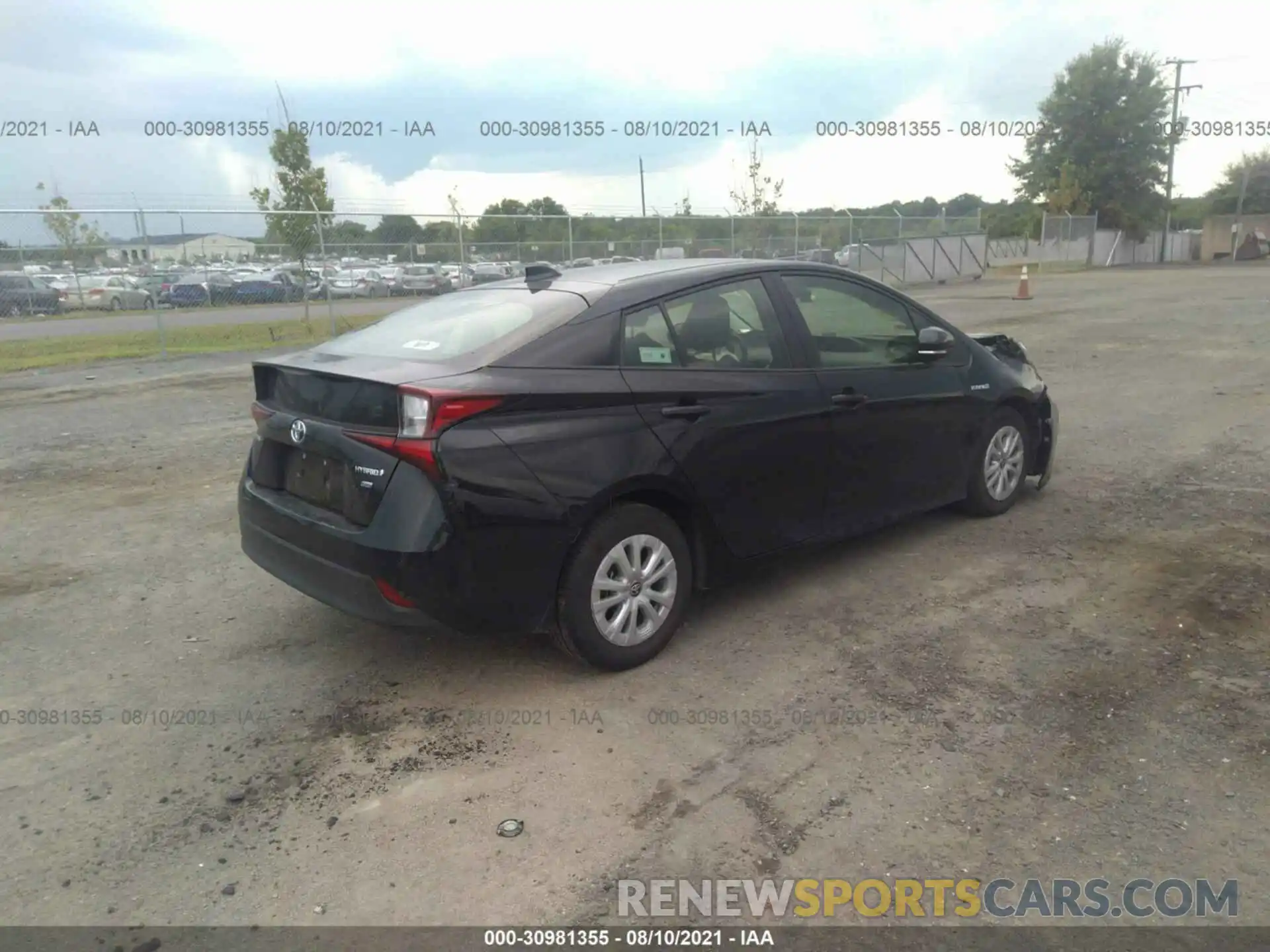 4 Photograph of a damaged car JTDKAMFU3M3141379 TOYOTA PRIUS 2021