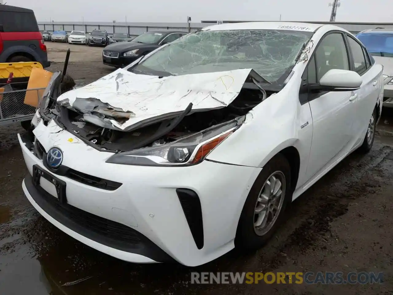 2 Photograph of a damaged car JTDKAMFU3M3141754 TOYOTA PRIUS 2021