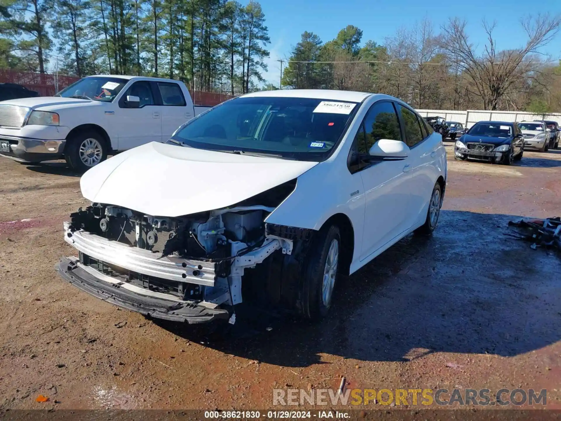 2 Photograph of a damaged car JTDKAMFU3M3142838 TOYOTA PRIUS 2021