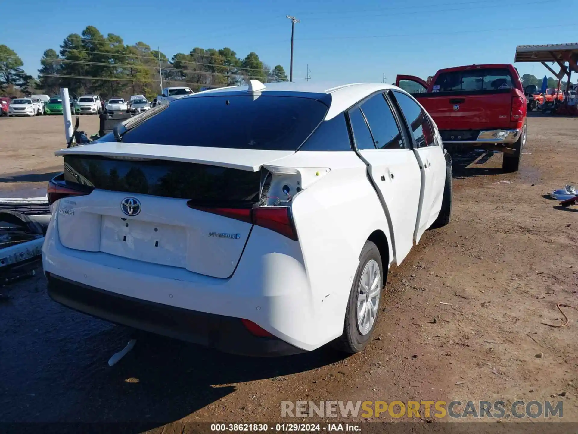 4 Photograph of a damaged car JTDKAMFU3M3142838 TOYOTA PRIUS 2021