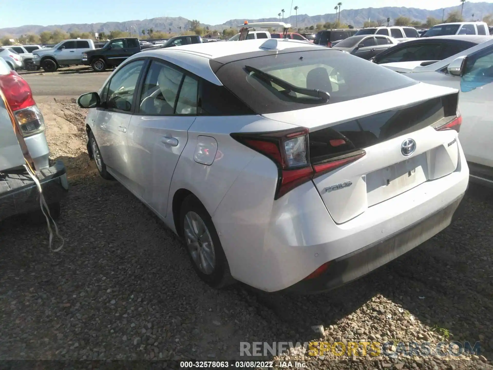 3 Photograph of a damaged car JTDKAMFU3M3143441 TOYOTA PRIUS 2021