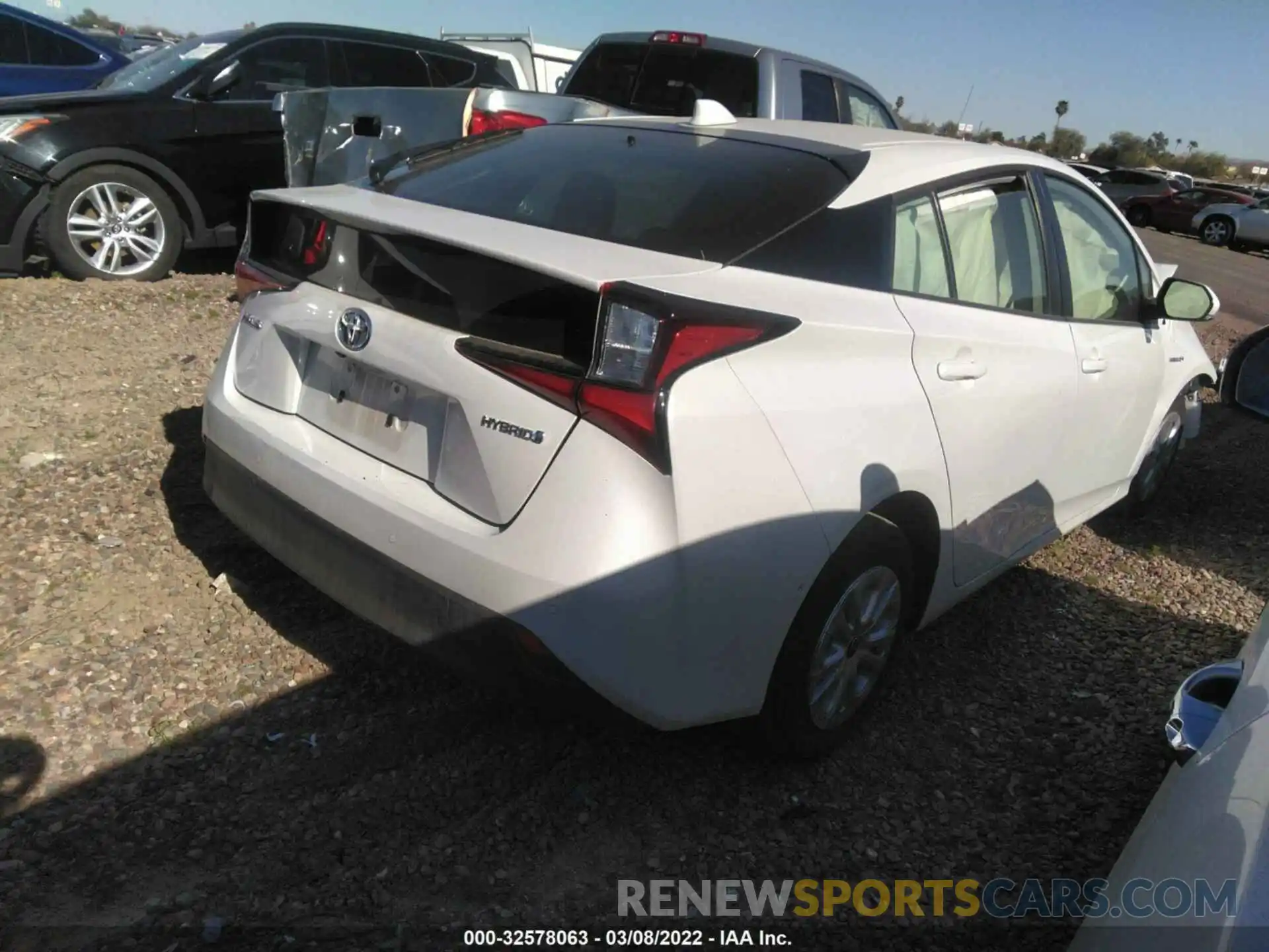 4 Photograph of a damaged car JTDKAMFU3M3143441 TOYOTA PRIUS 2021