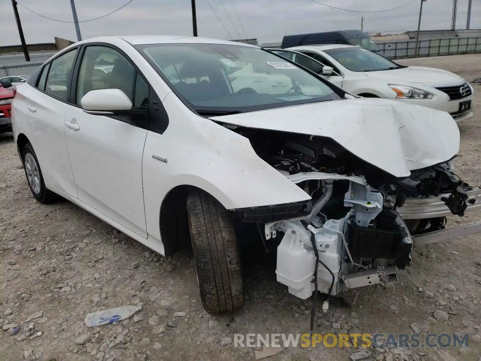 1 Photograph of a damaged car JTDKAMFU3M3143651 TOYOTA PRIUS 2021