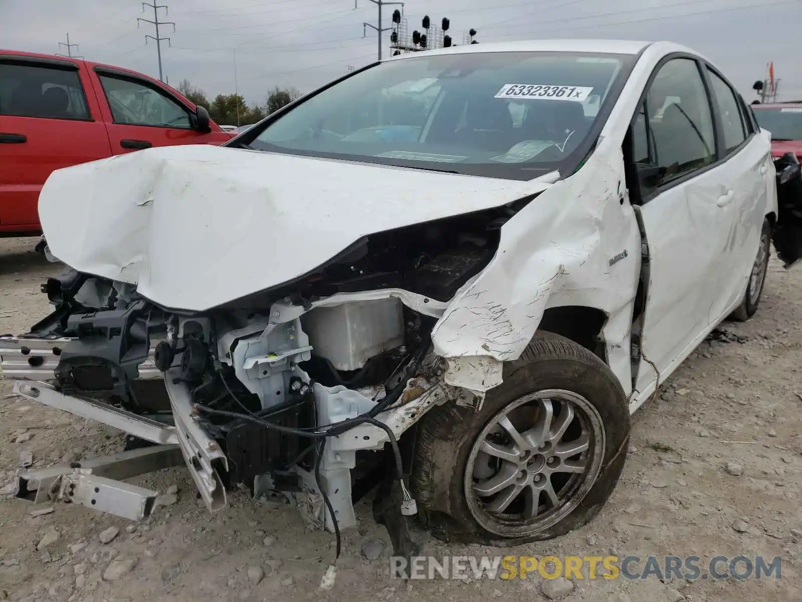 2 Photograph of a damaged car JTDKAMFU3M3143651 TOYOTA PRIUS 2021