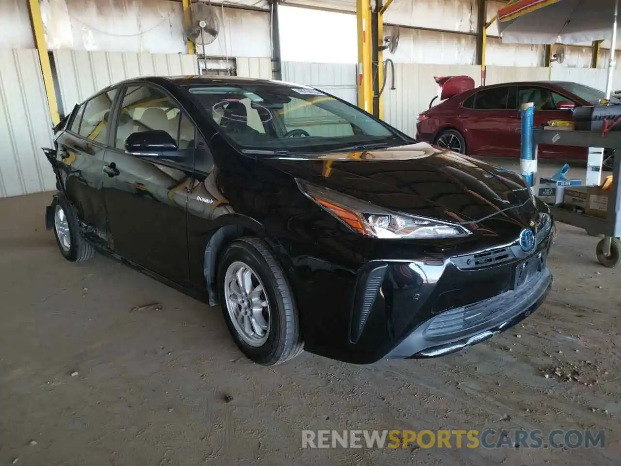 1 Photograph of a damaged car JTDKAMFU3M3144086 TOYOTA PRIUS 2021