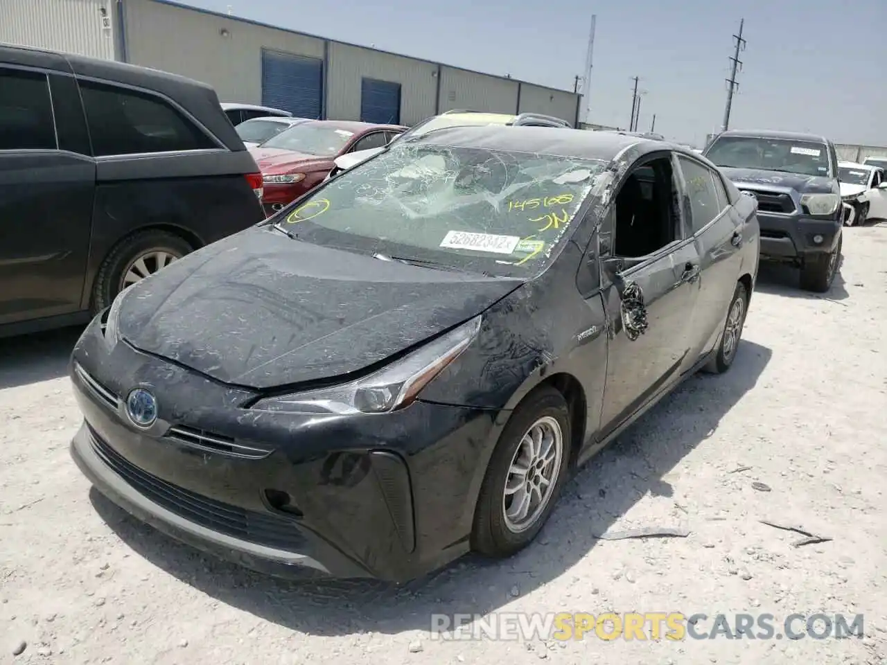 2 Photograph of a damaged car JTDKAMFU3M3145108 TOYOTA PRIUS 2021