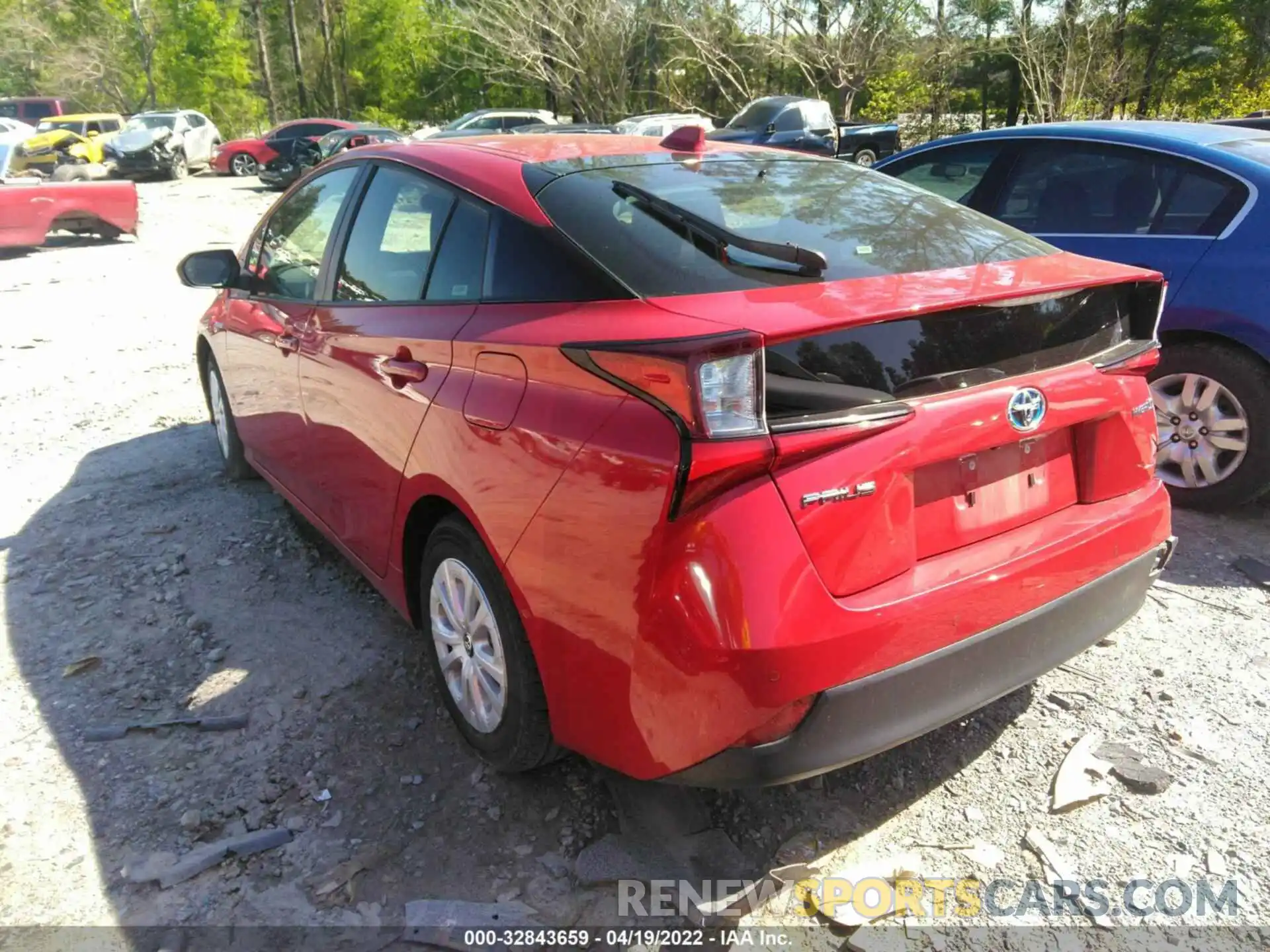 3 Photograph of a damaged car JTDKAMFU3M3146274 TOYOTA PRIUS 2021