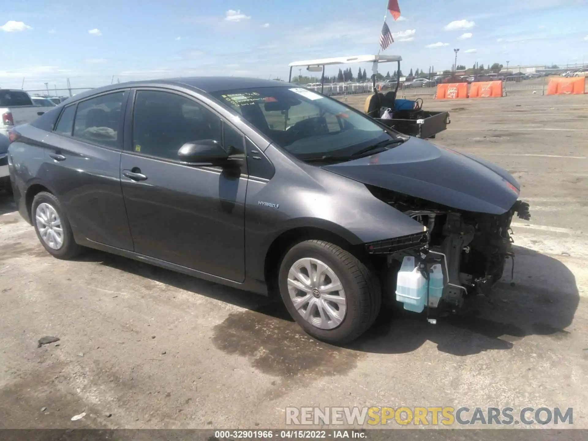 1 Photograph of a damaged car JTDKAMFU3M3146310 TOYOTA PRIUS 2021