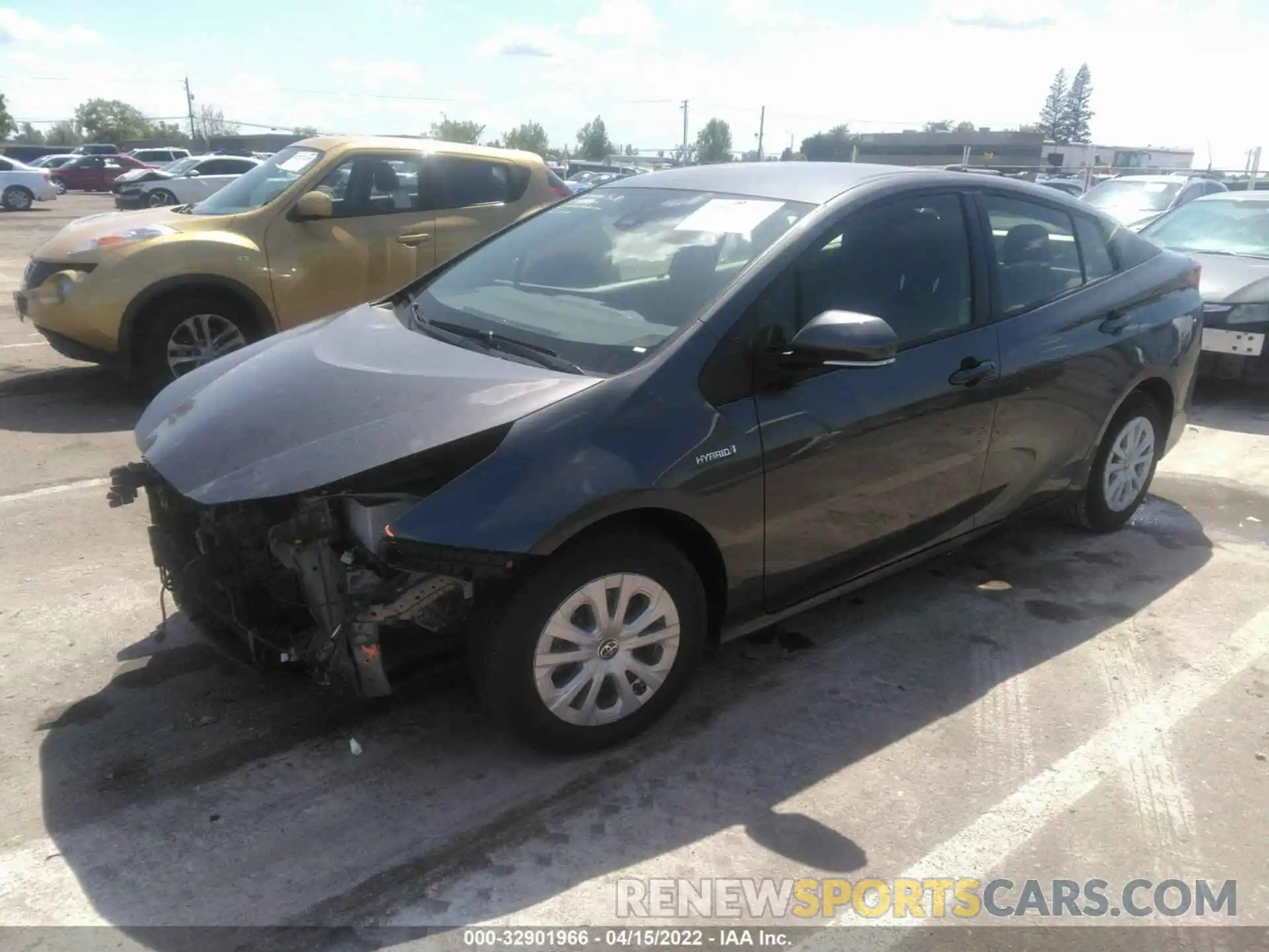 2 Photograph of a damaged car JTDKAMFU3M3146310 TOYOTA PRIUS 2021