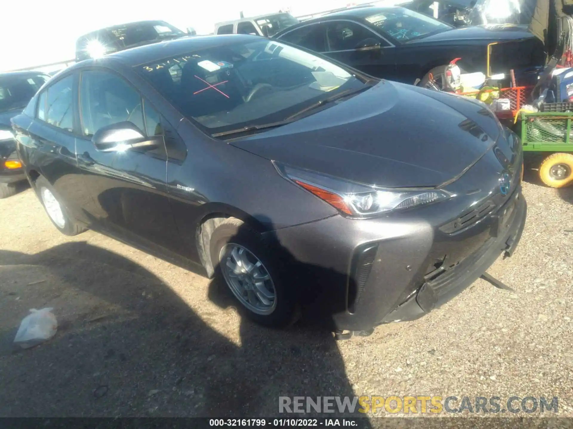 1 Photograph of a damaged car JTDKAMFU3M3146792 TOYOTA PRIUS 2021