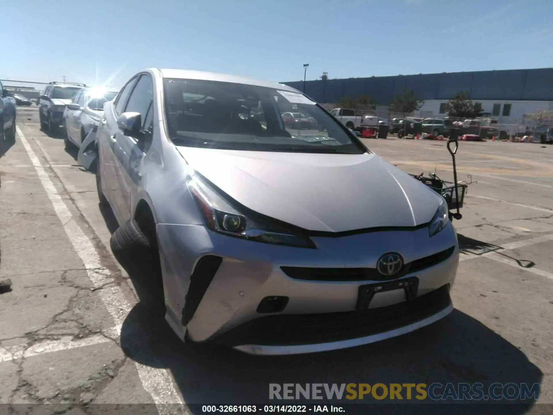 1 Photograph of a damaged car JTDKAMFU3M3150700 TOYOTA PRIUS 2021