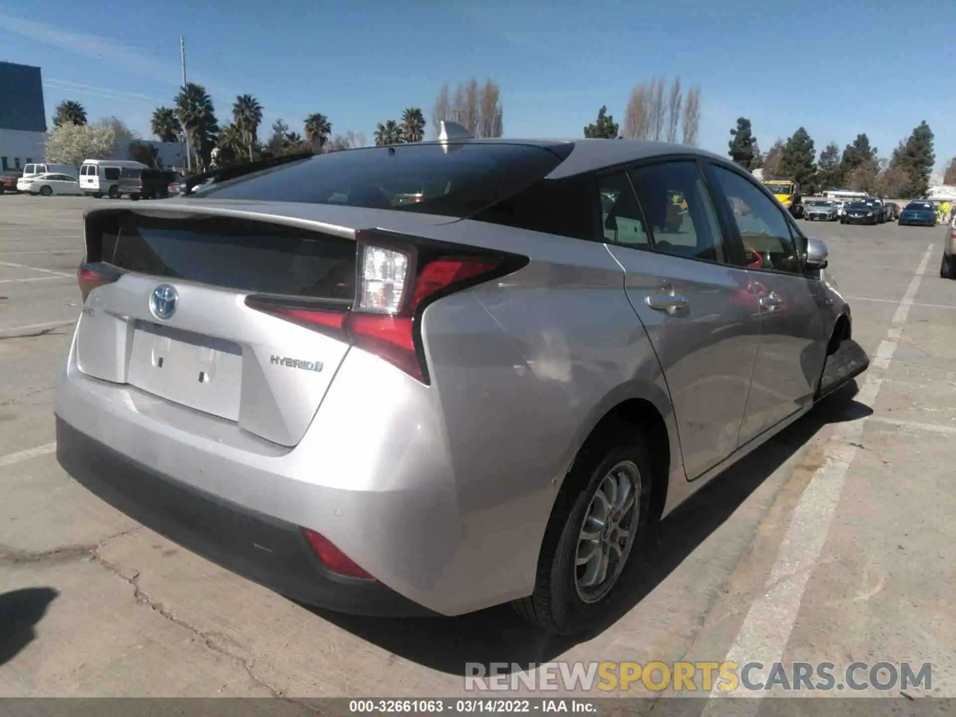 4 Photograph of a damaged car JTDKAMFU3M3150700 TOYOTA PRIUS 2021