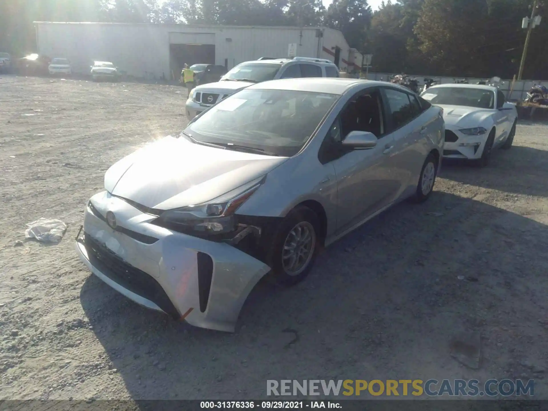 2 Photograph of a damaged car JTDKAMFU3M3151068 TOYOTA PRIUS 2021