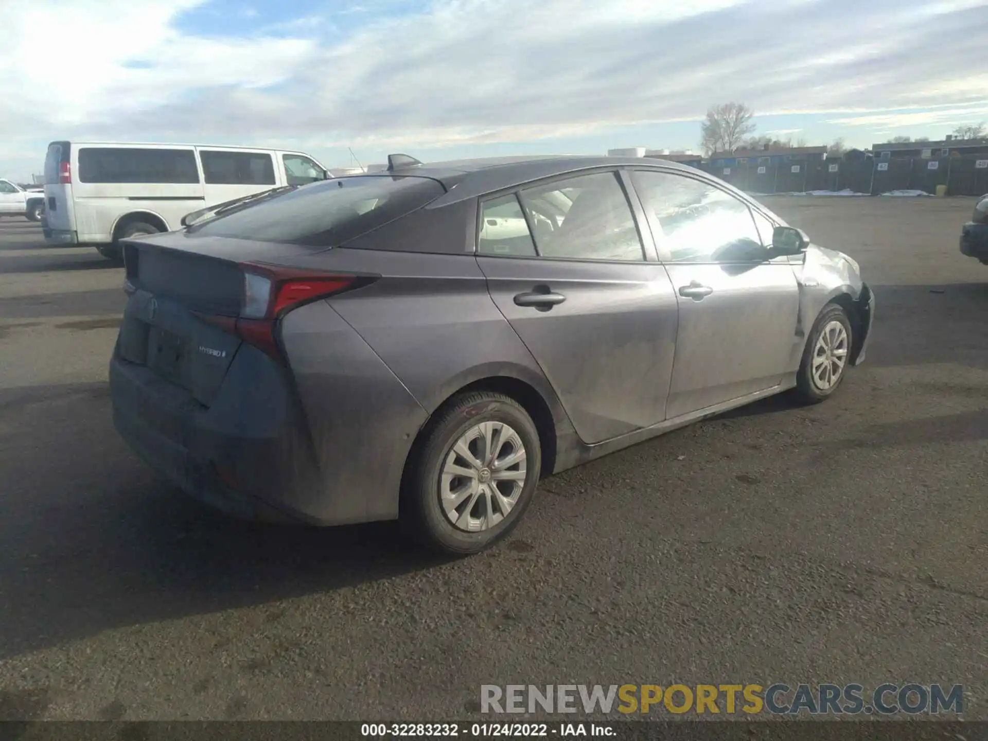 4 Photograph of a damaged car JTDKAMFU3M3151734 TOYOTA PRIUS 2021