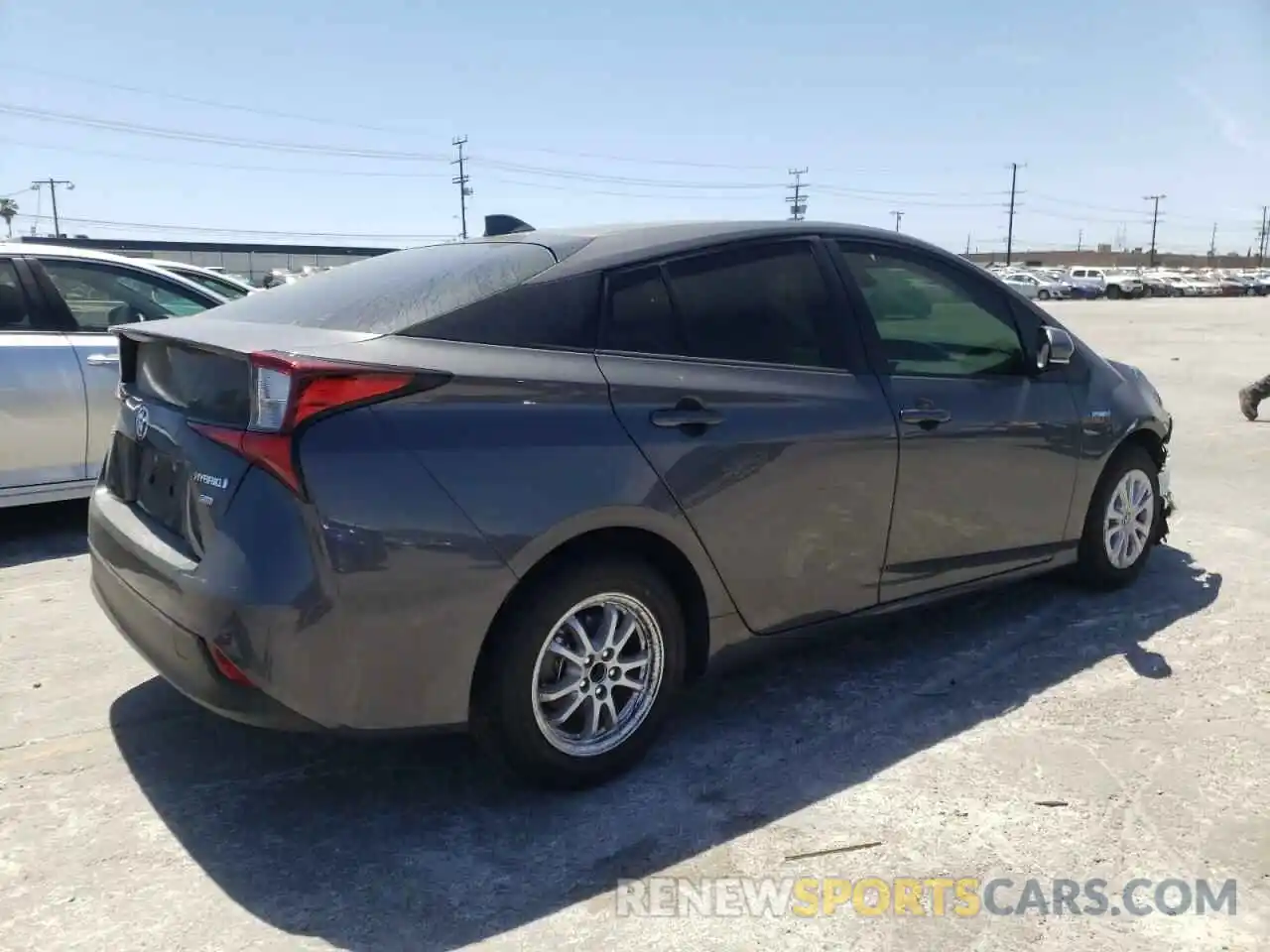 4 Photograph of a damaged car JTDKAMFU3M3153144 TOYOTA PRIUS 2021