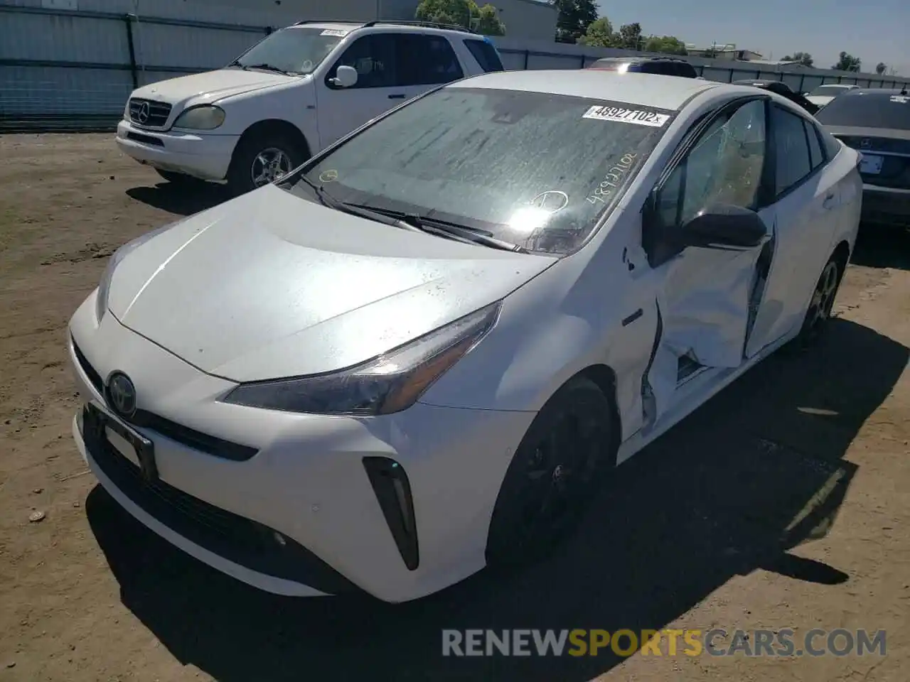 2 Photograph of a damaged car JTDKAMFU4M3127099 TOYOTA PRIUS 2021