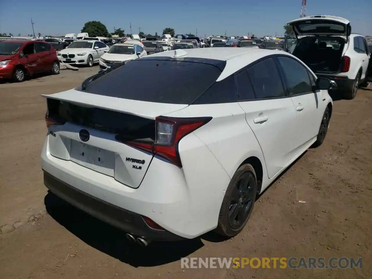 4 Photograph of a damaged car JTDKAMFU4M3127099 TOYOTA PRIUS 2021