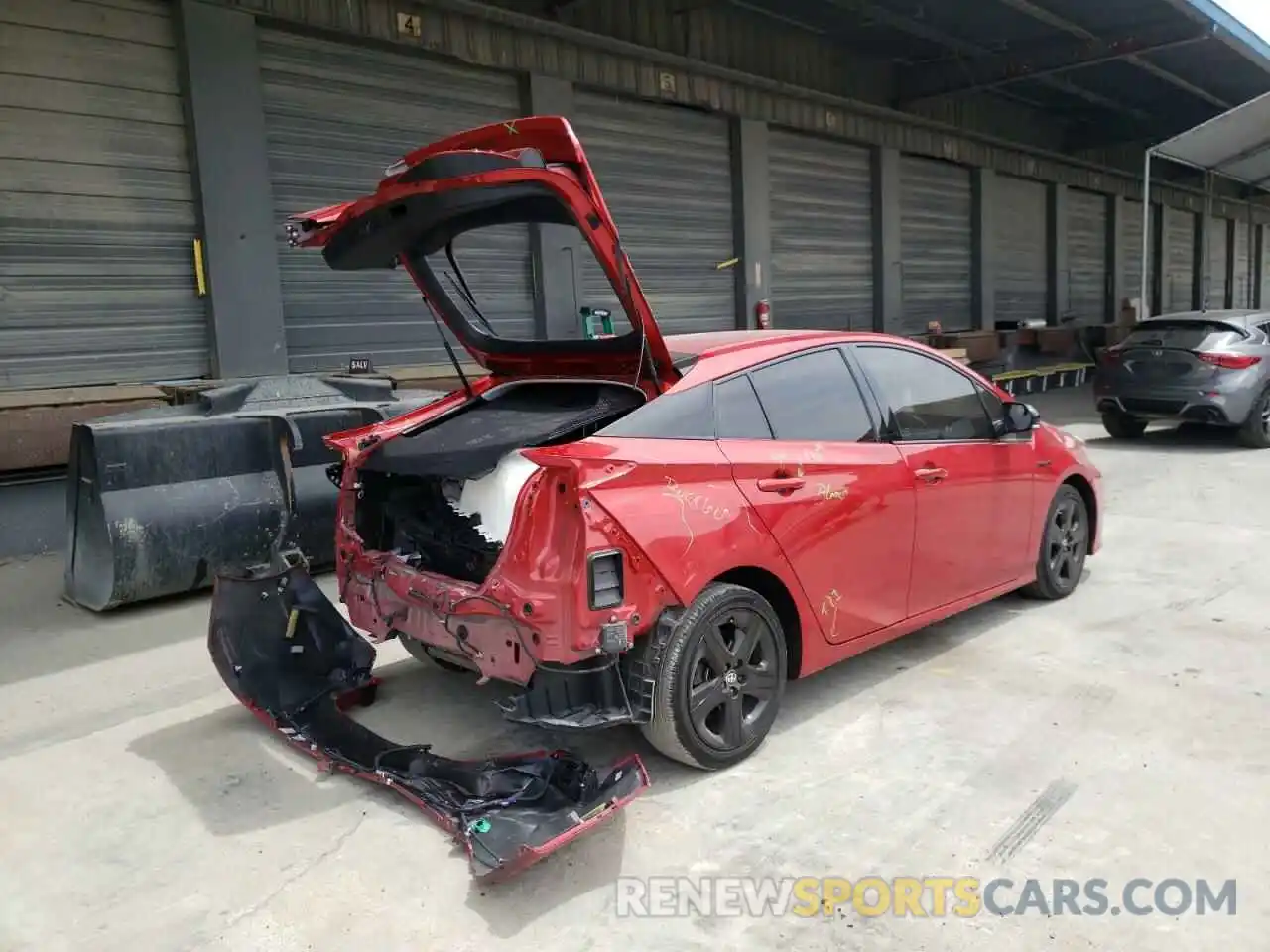 4 Photograph of a damaged car JTDKAMFU4M3127992 TOYOTA PRIUS 2021