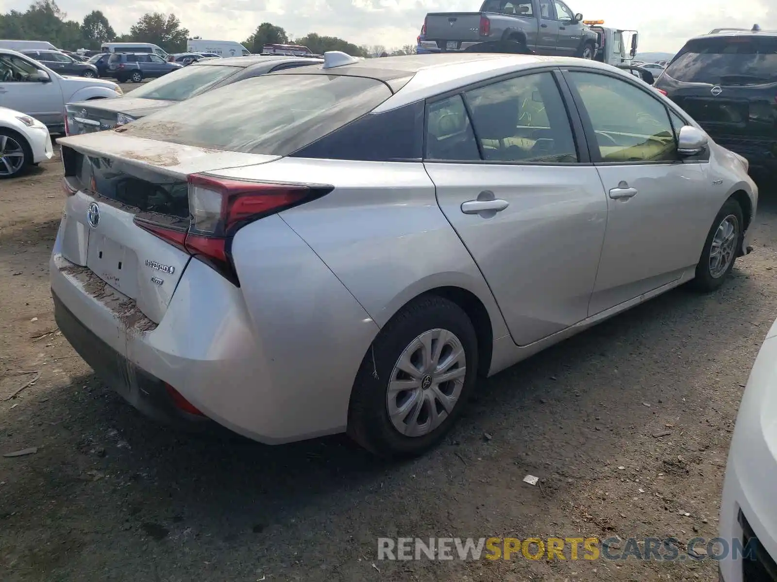 4 Photograph of a damaged car JTDKAMFU4M3128608 TOYOTA PRIUS 2021