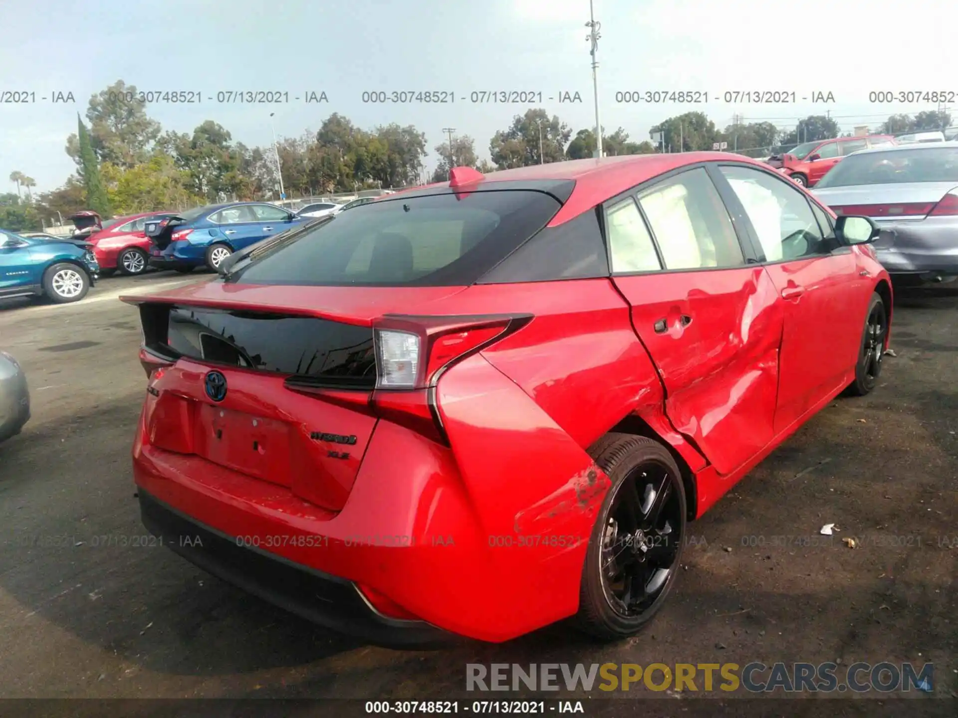 6 Photograph of a damaged car JTDKAMFU4M3128902 TOYOTA PRIUS 2021