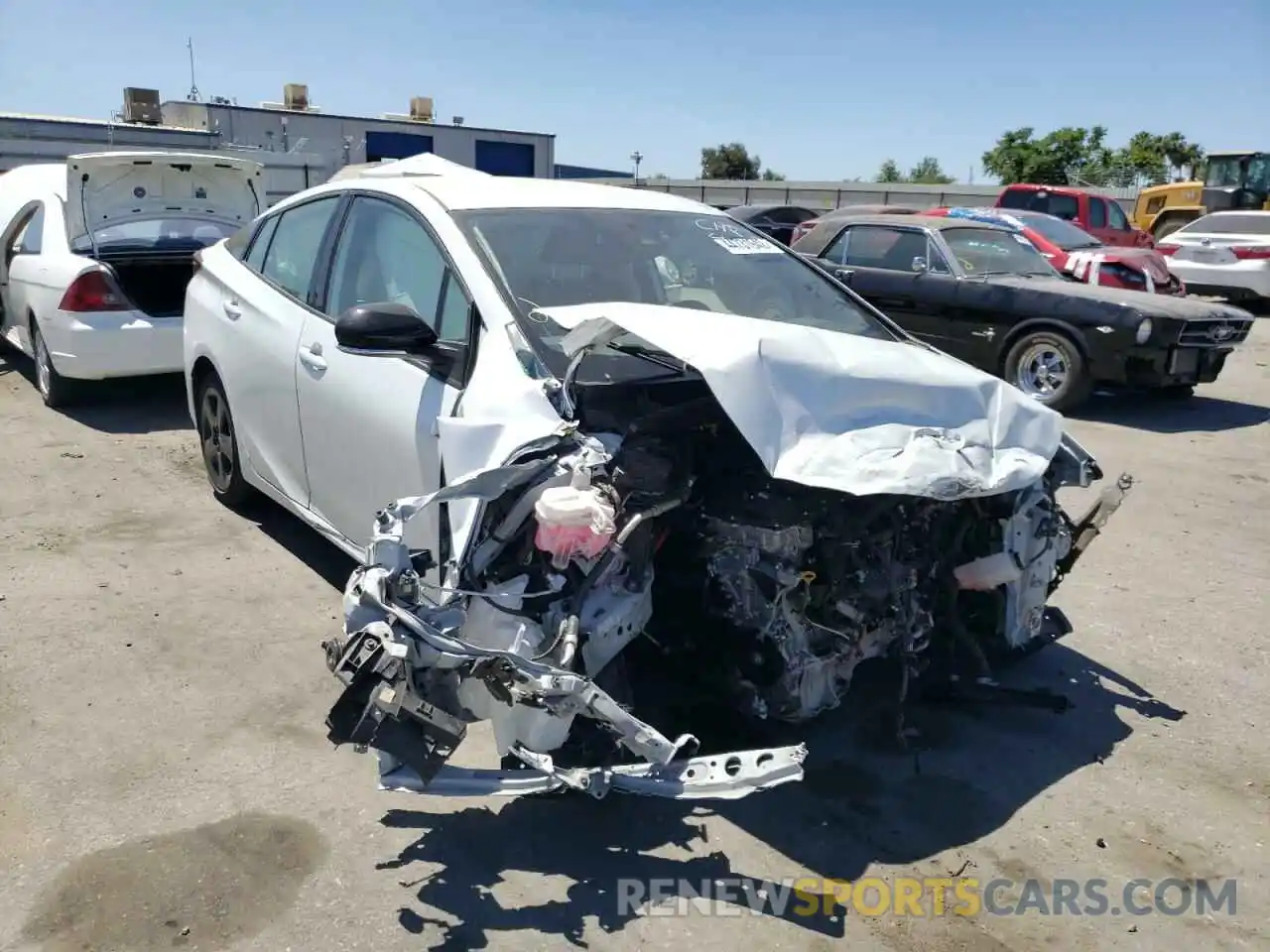 1 Photograph of a damaged car JTDKAMFU4M3129936 TOYOTA PRIUS 2021