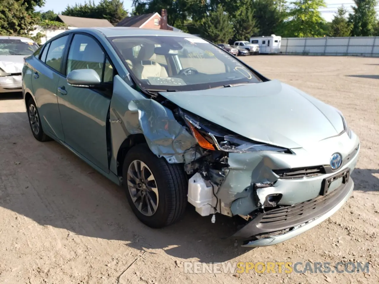 1 Фотография поврежденного автомобиля JTDKAMFU4M3133341 TOYOTA PRIUS 2021