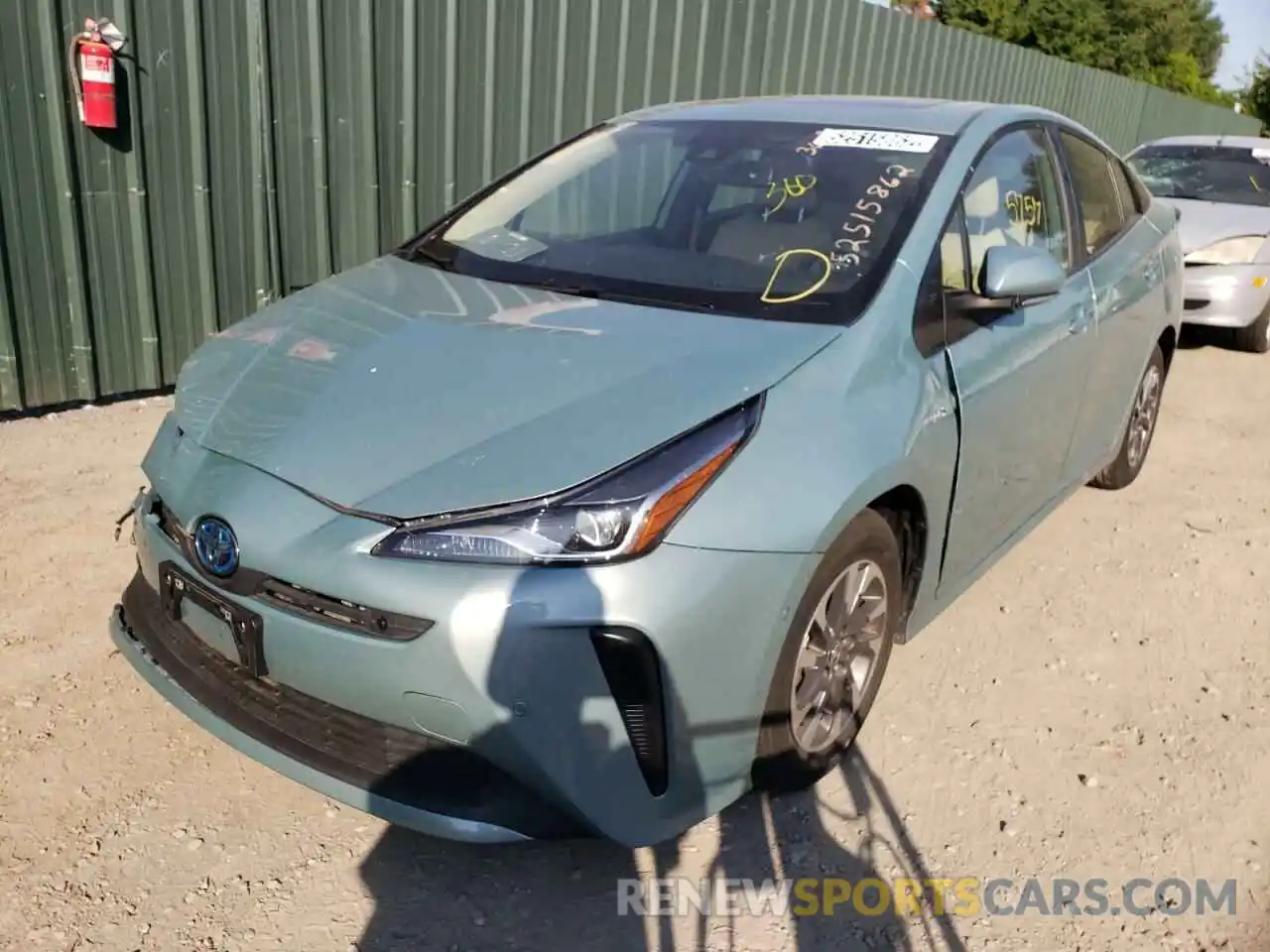 2 Photograph of a damaged car JTDKAMFU4M3133341 TOYOTA PRIUS 2021