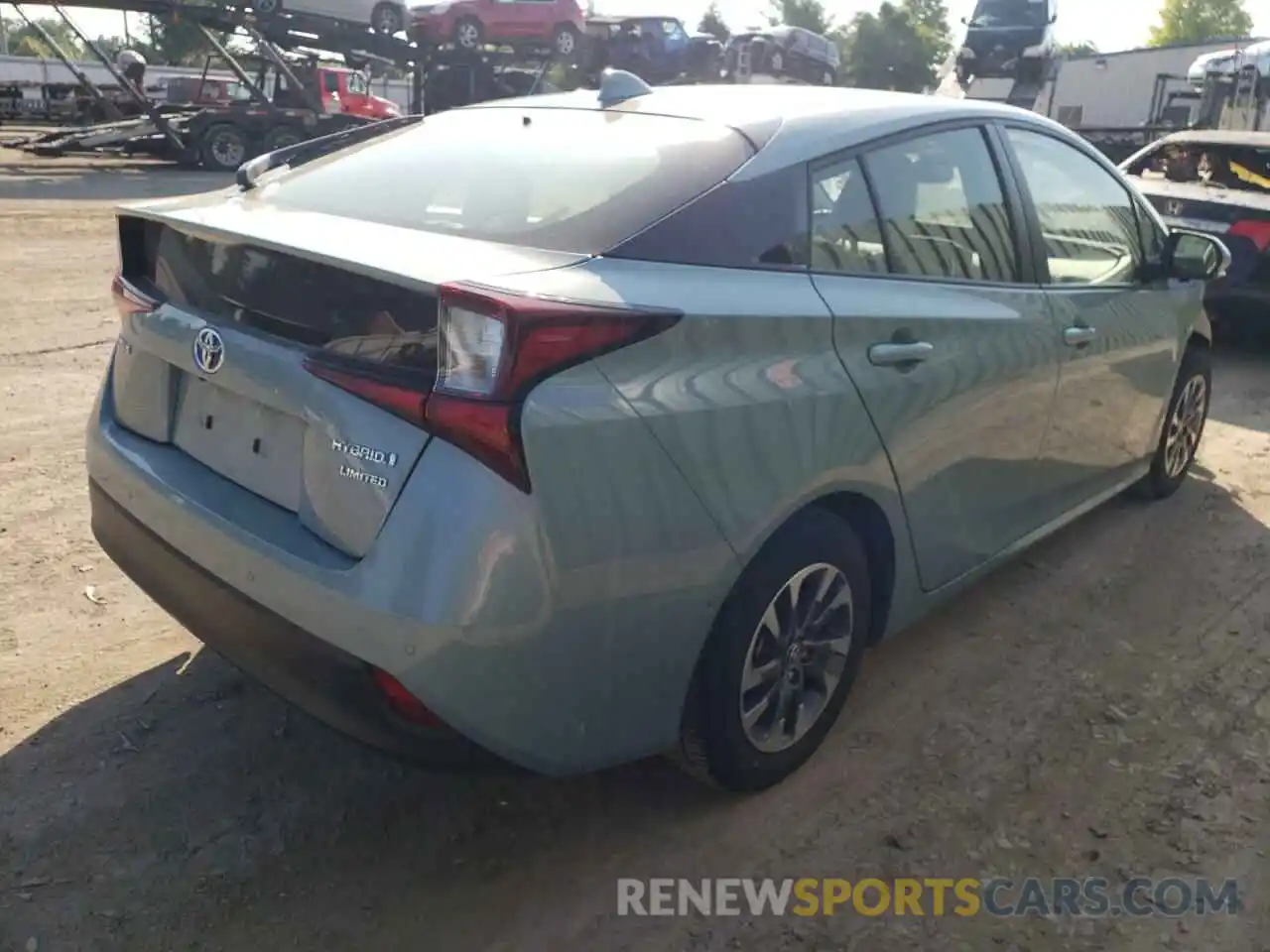 4 Photograph of a damaged car JTDKAMFU4M3133341 TOYOTA PRIUS 2021