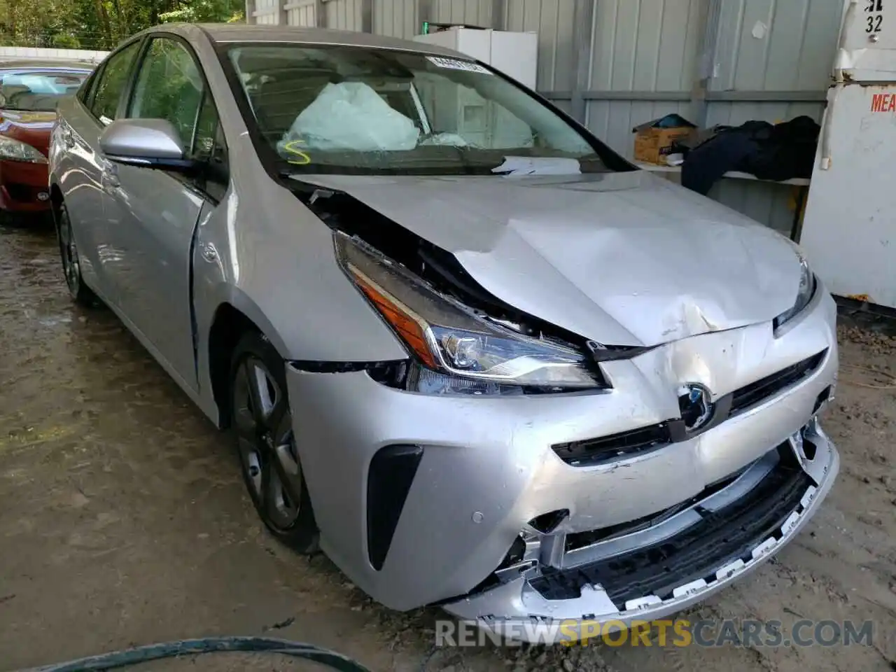 1 Photograph of a damaged car JTDKAMFU4M3133372 TOYOTA PRIUS 2021