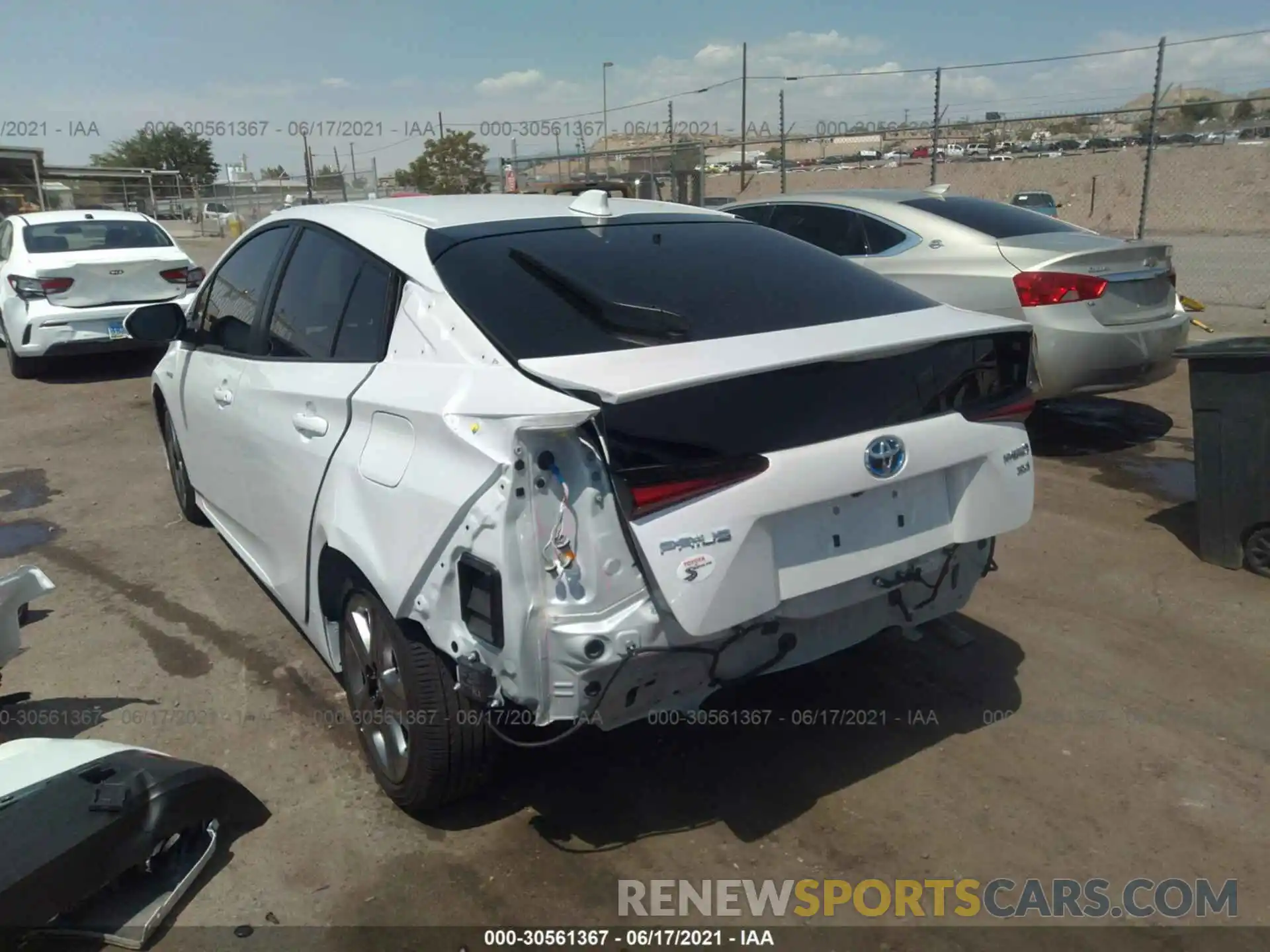 6 Photograph of a damaged car JTDKAMFU4M3135347 TOYOTA PRIUS 2021