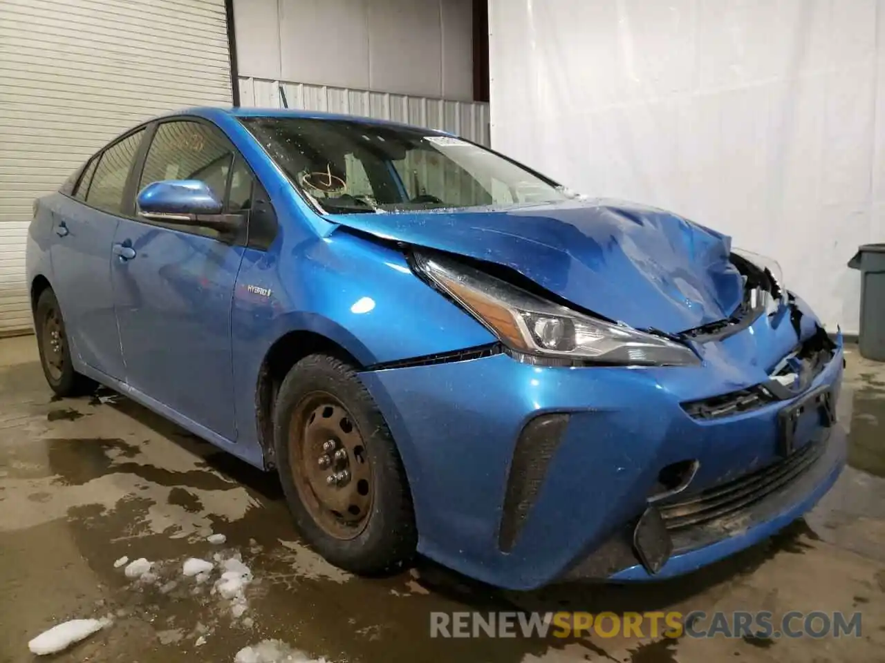 1 Photograph of a damaged car JTDKAMFU4M3135400 TOYOTA PRIUS 2021