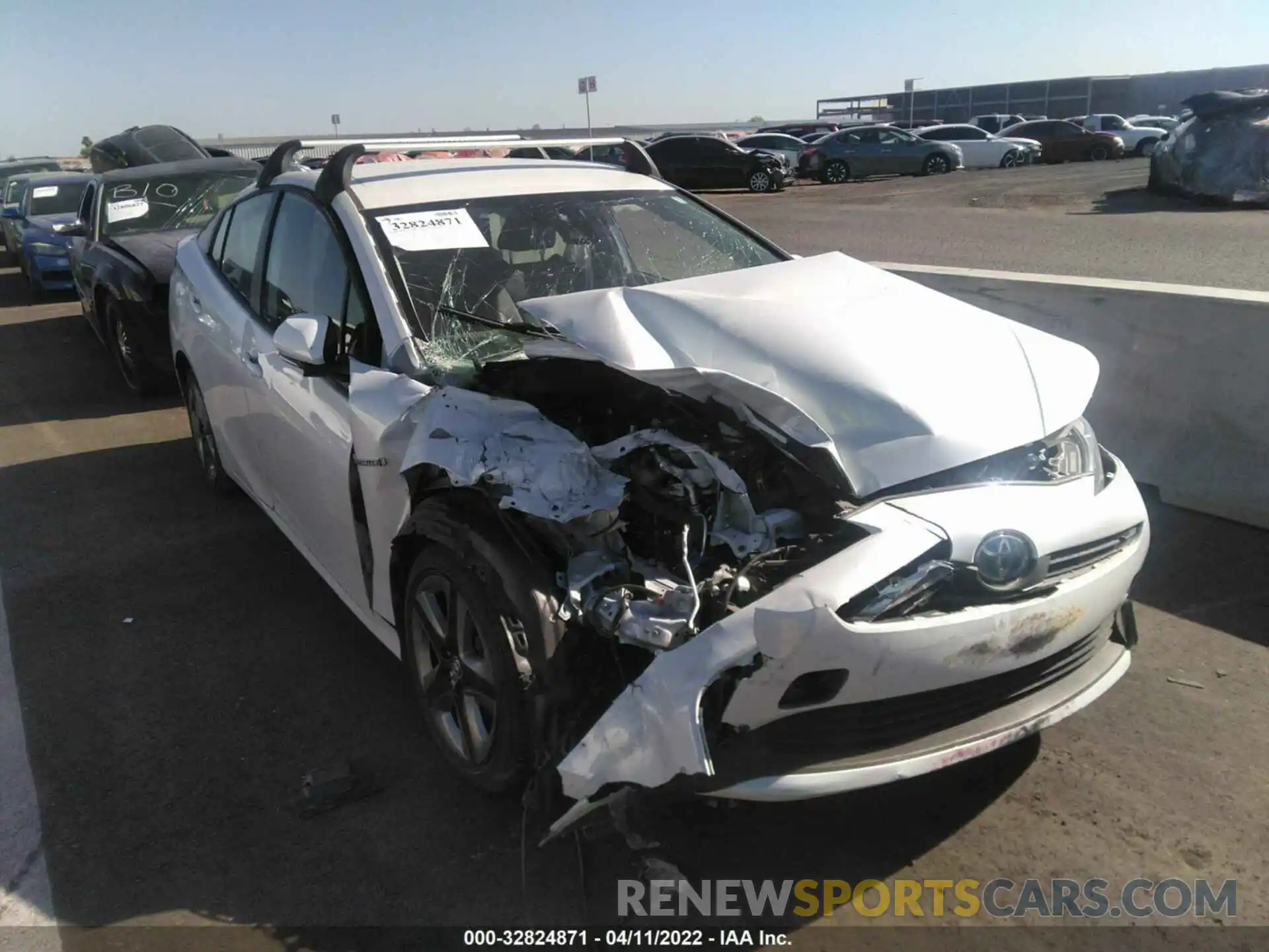 6 Photograph of a damaged car JTDKAMFU4M3137275 TOYOTA PRIUS 2021