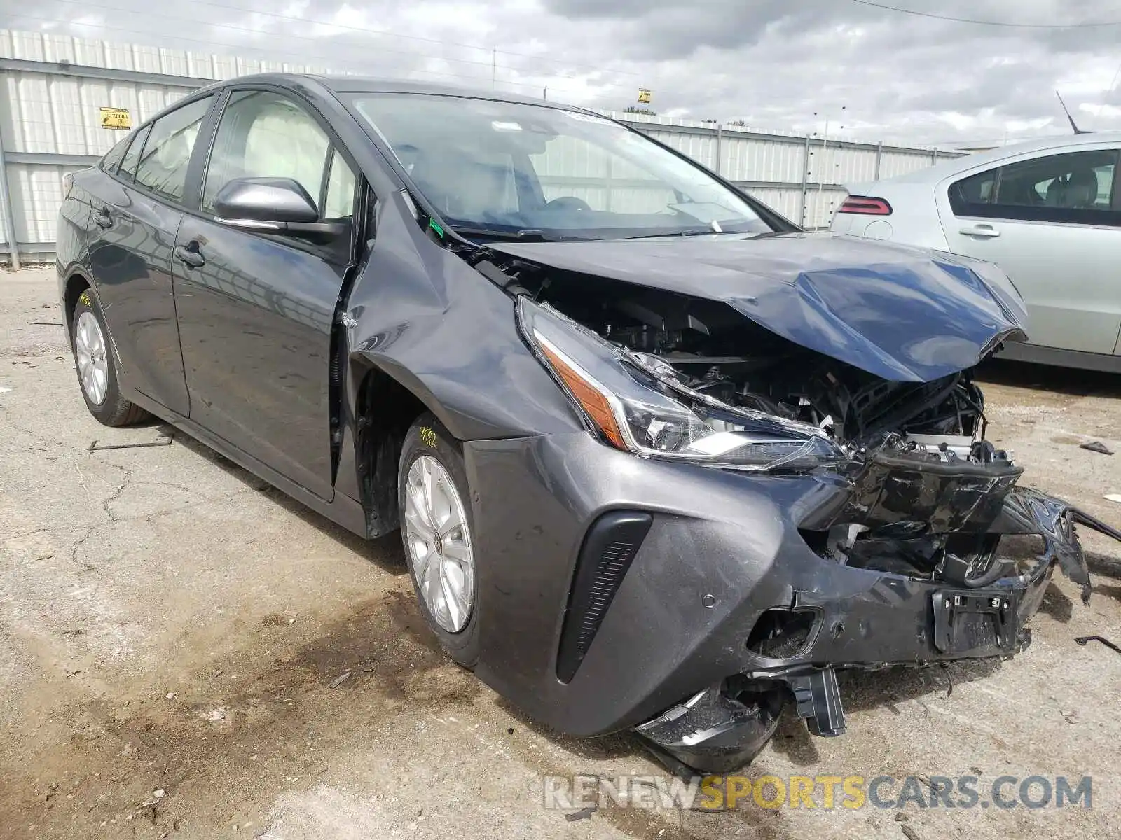 1 Photograph of a damaged car JTDKAMFU4M3137292 TOYOTA PRIUS 2021