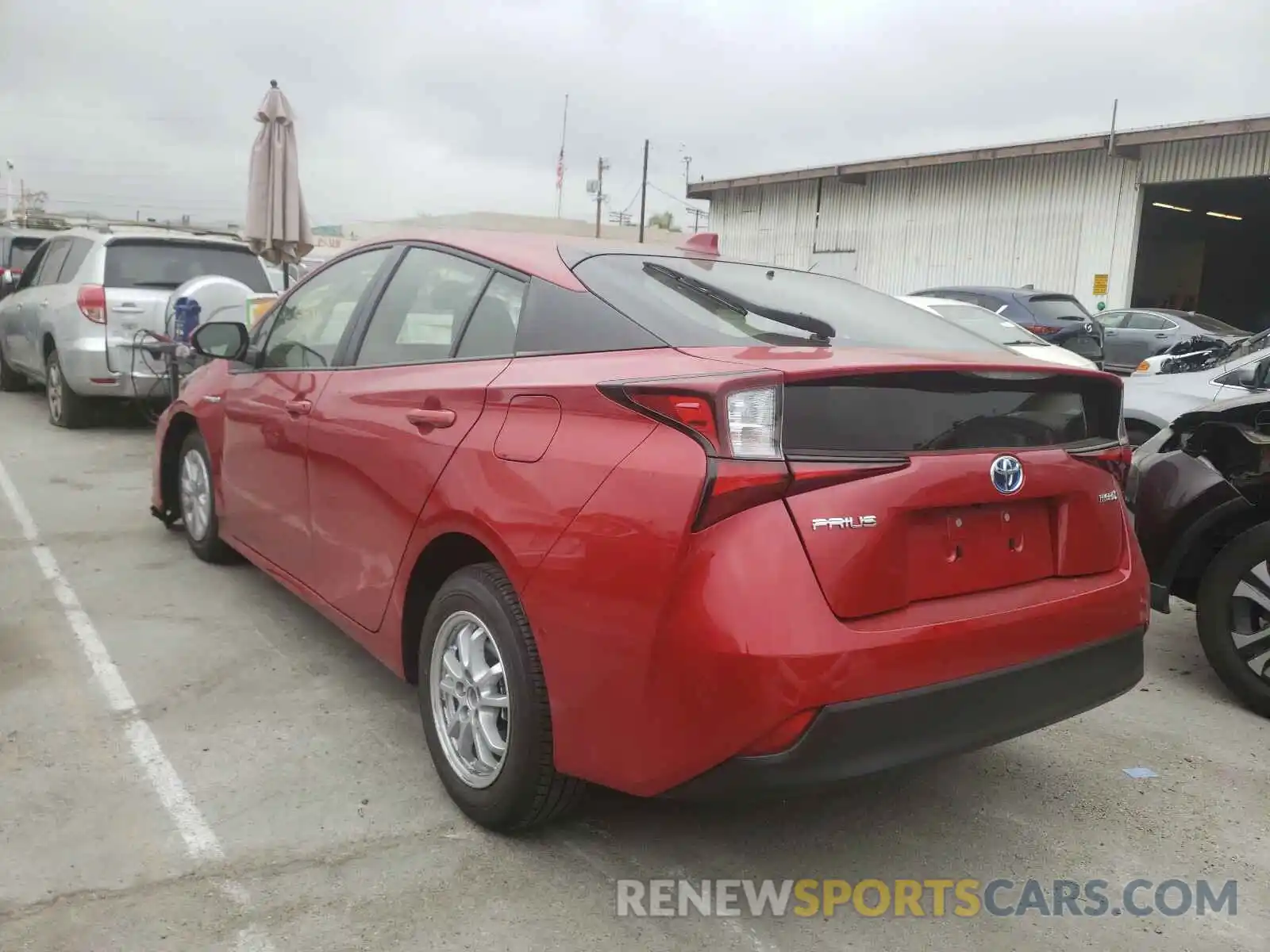 3 Photograph of a damaged car JTDKAMFU4M3138801 TOYOTA PRIUS 2021