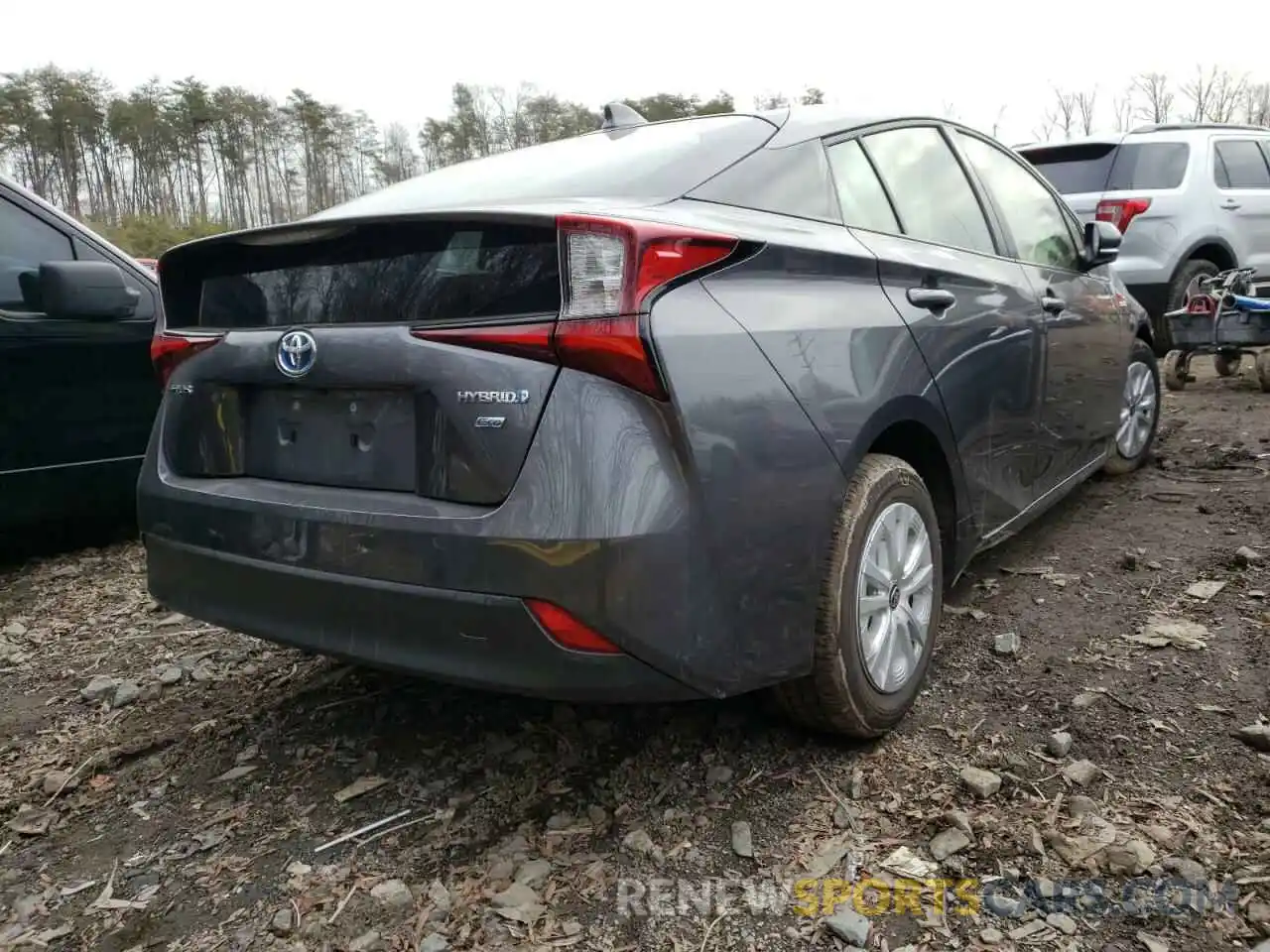 4 Фотография поврежденного автомобиля JTDKAMFU4M3139978 TOYOTA PRIUS 2021