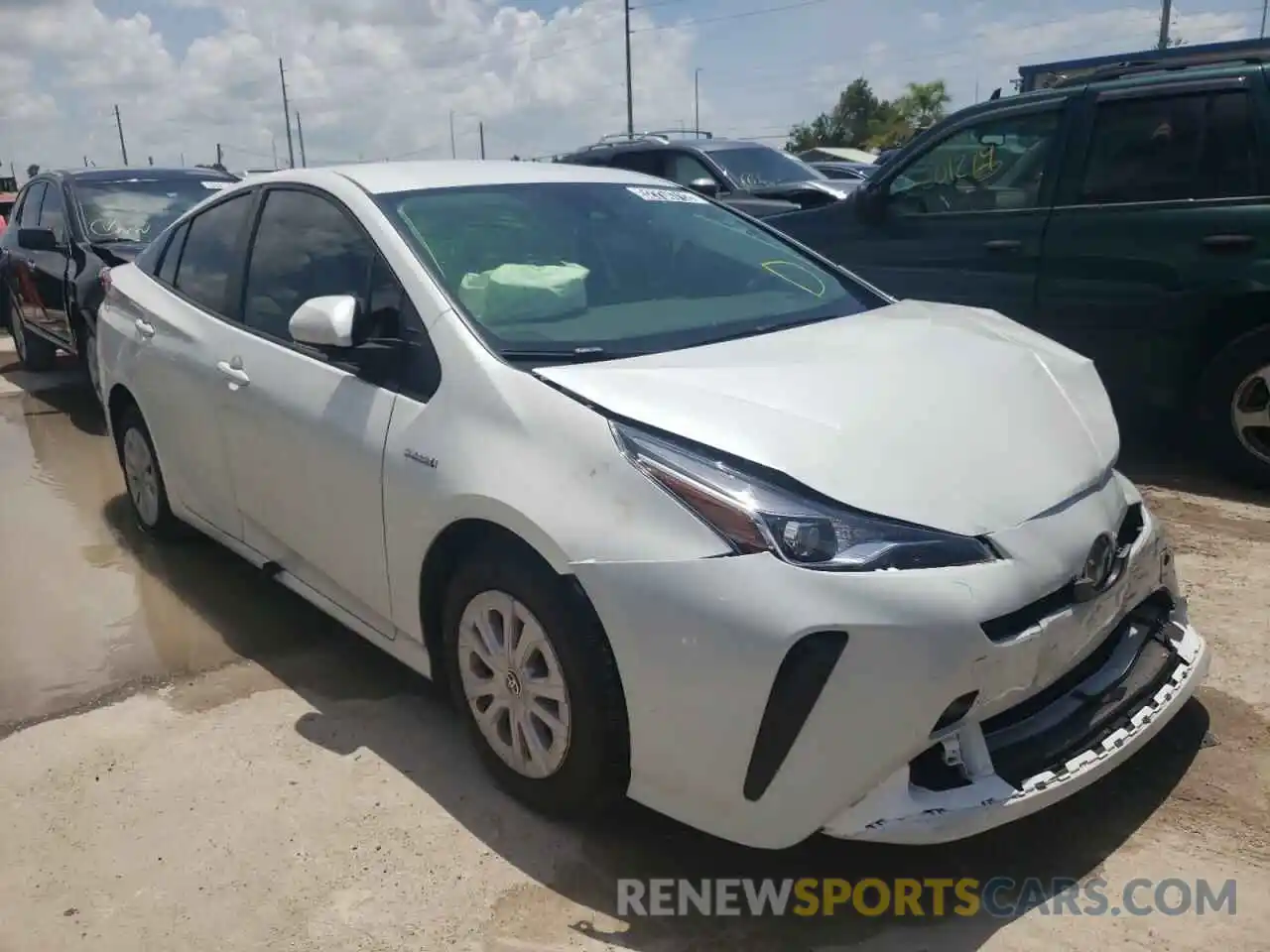 1 Photograph of a damaged car JTDKAMFU4M3140239 TOYOTA PRIUS 2021