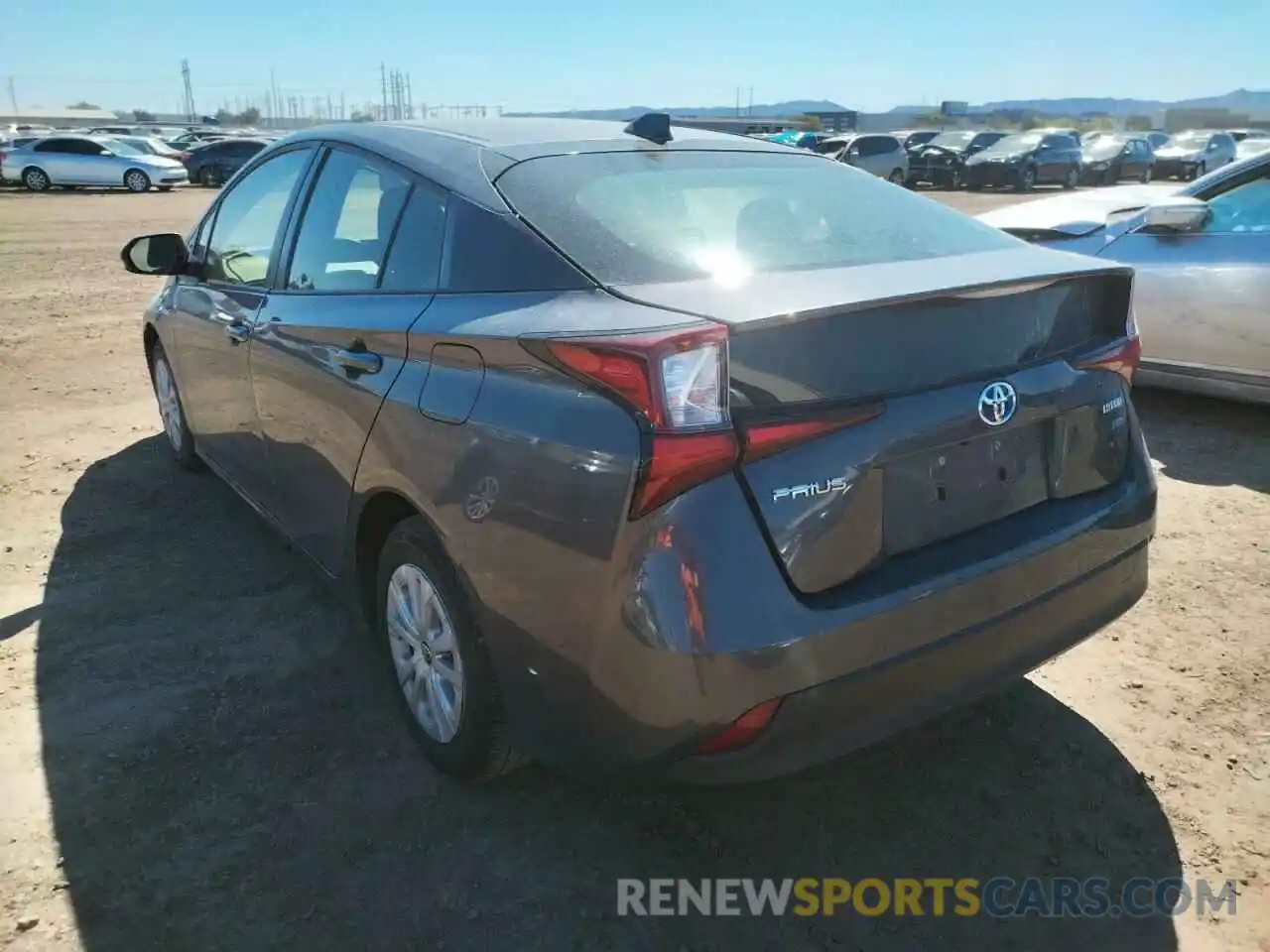 3 Photograph of a damaged car JTDKAMFU4M3140628 TOYOTA PRIUS 2021