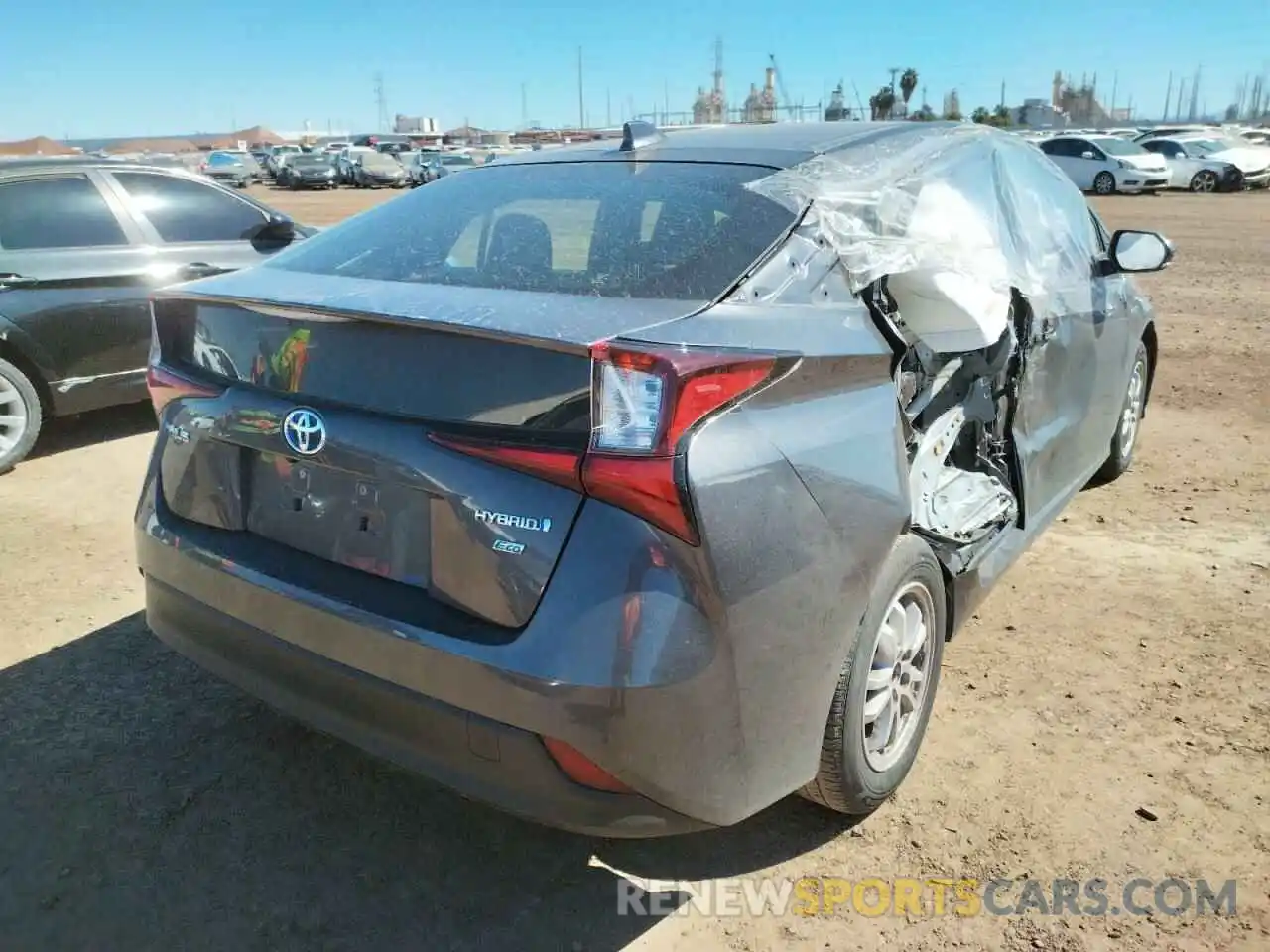 4 Photograph of a damaged car JTDKAMFU4M3140628 TOYOTA PRIUS 2021