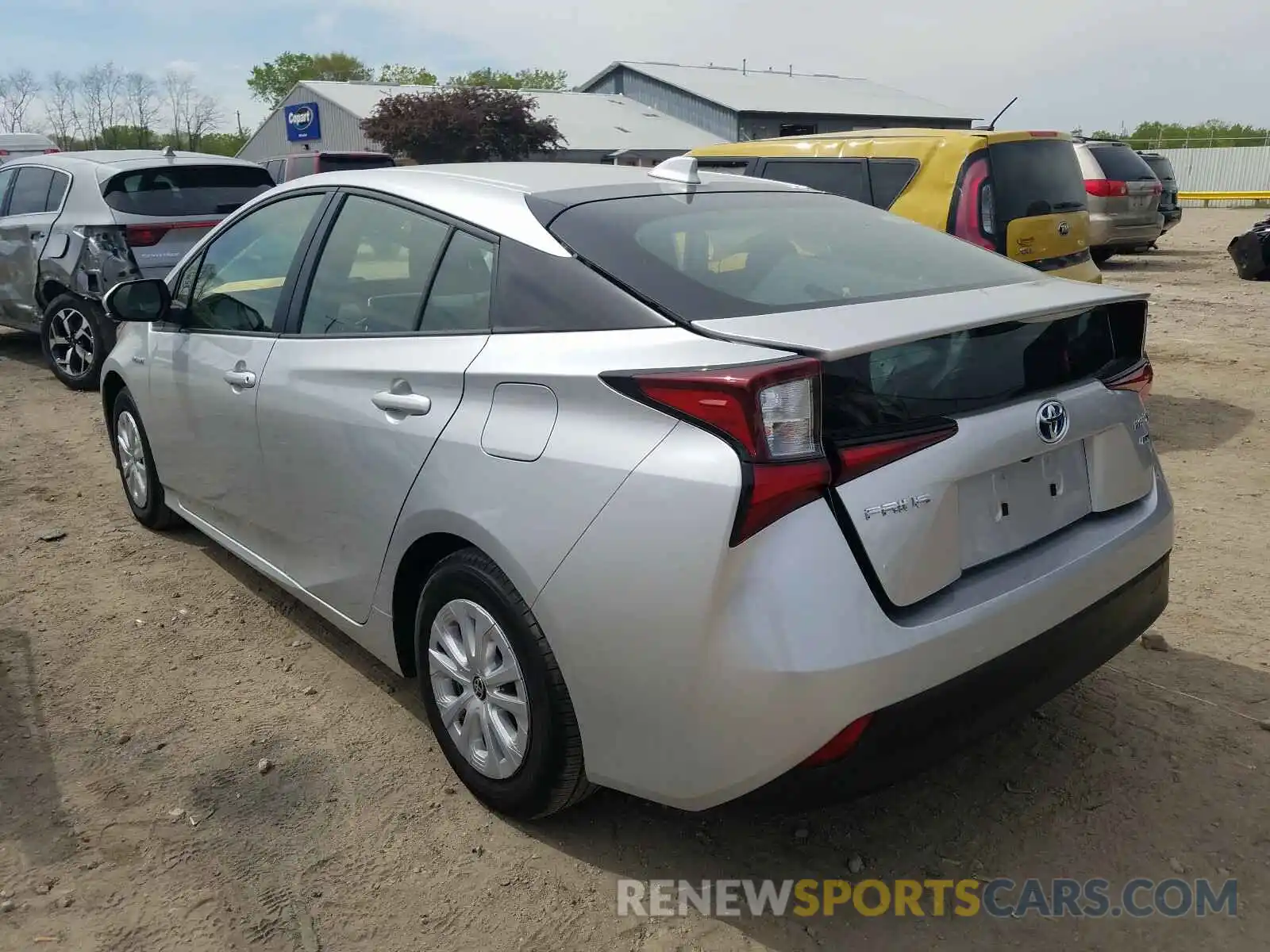 3 Photograph of a damaged car JTDKAMFU4M3143304 TOYOTA PRIUS 2021