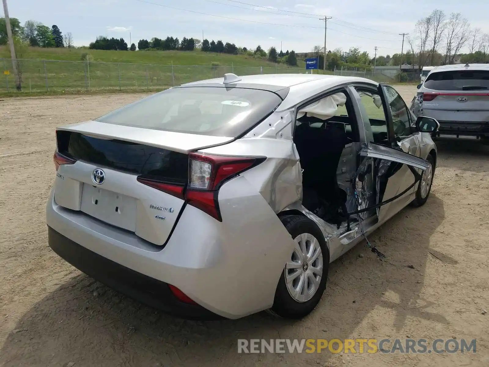 4 Photograph of a damaged car JTDKAMFU4M3143304 TOYOTA PRIUS 2021