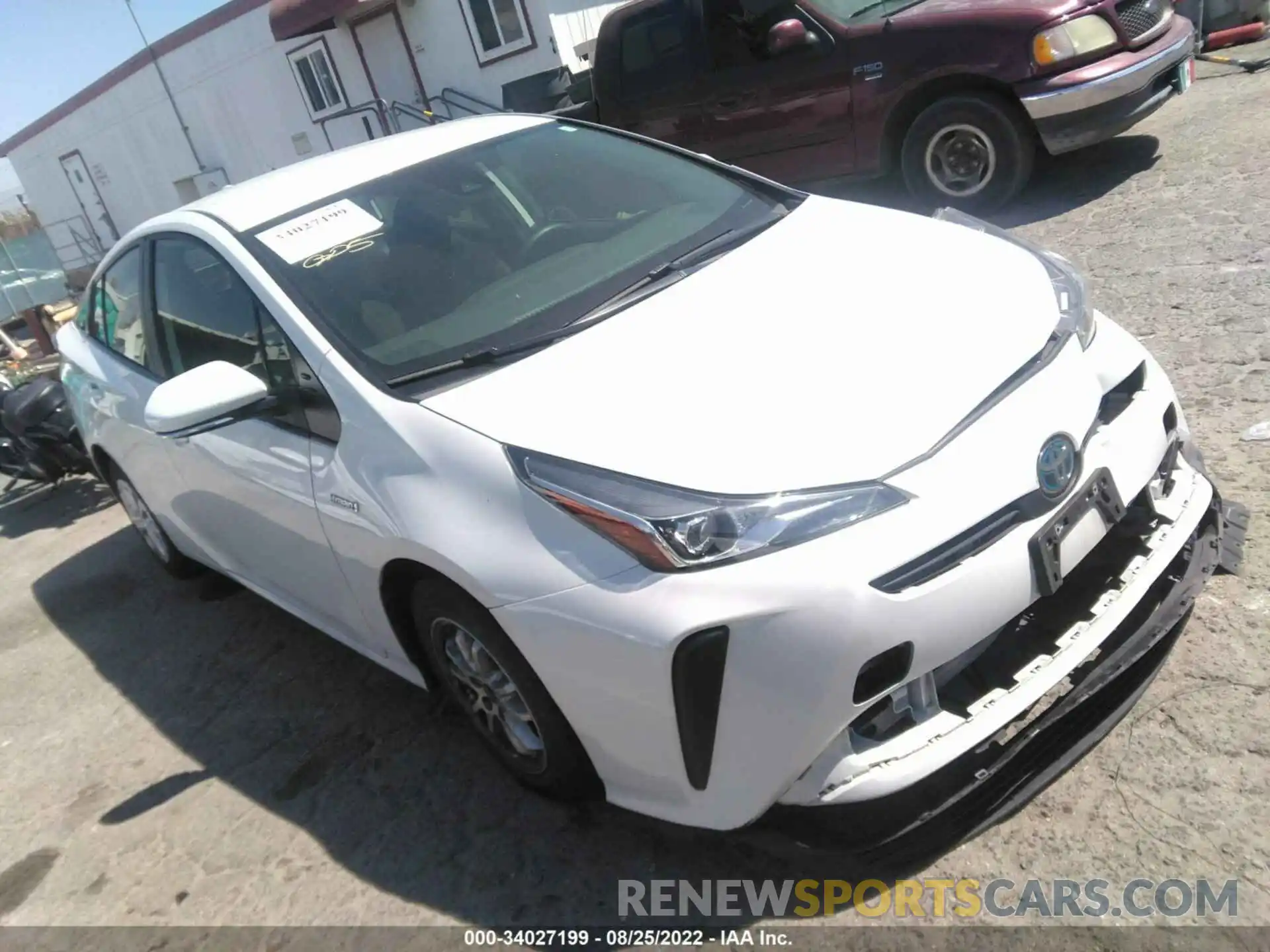 1 Photograph of a damaged car JTDKAMFU4M3143481 TOYOTA PRIUS 2021