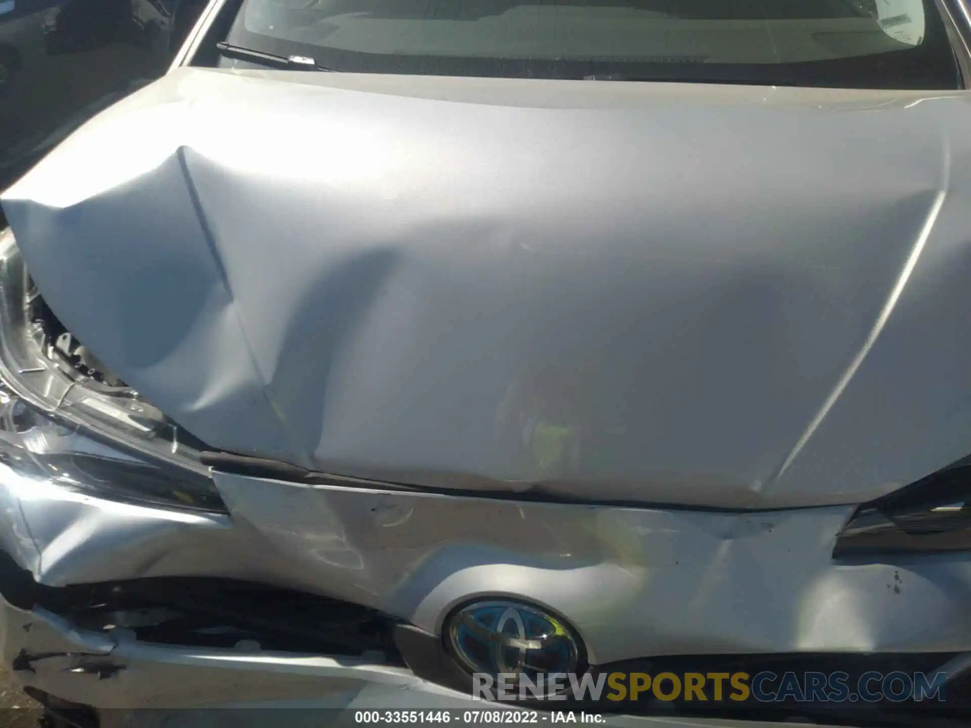 10 Photograph of a damaged car JTDKAMFU4M3143853 TOYOTA PRIUS 2021