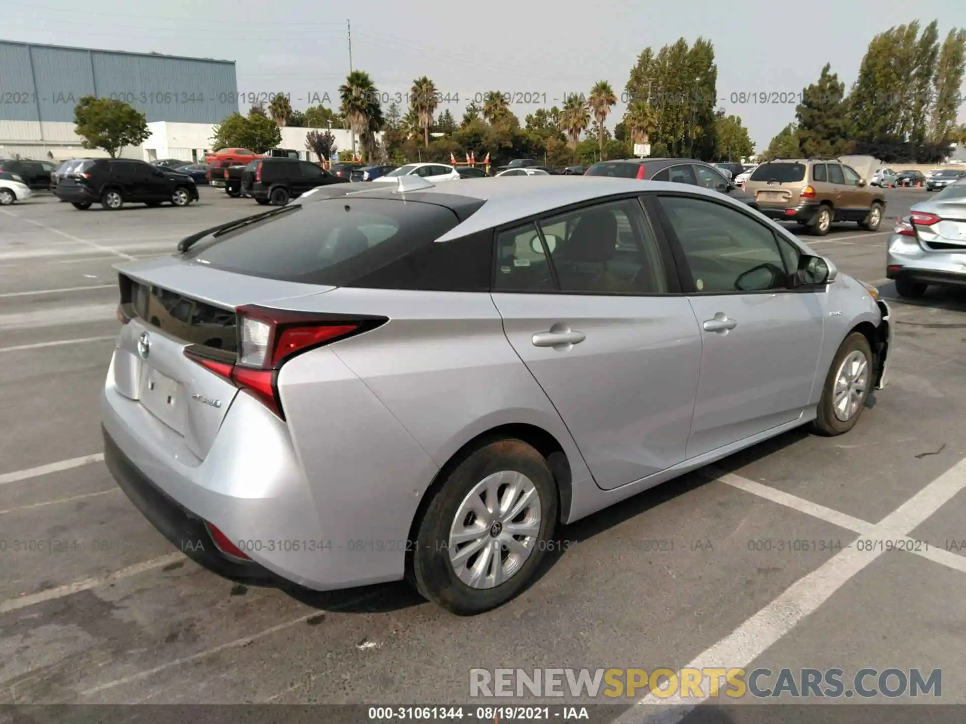 4 Photograph of a damaged car JTDKAMFU4M3143884 TOYOTA PRIUS 2021