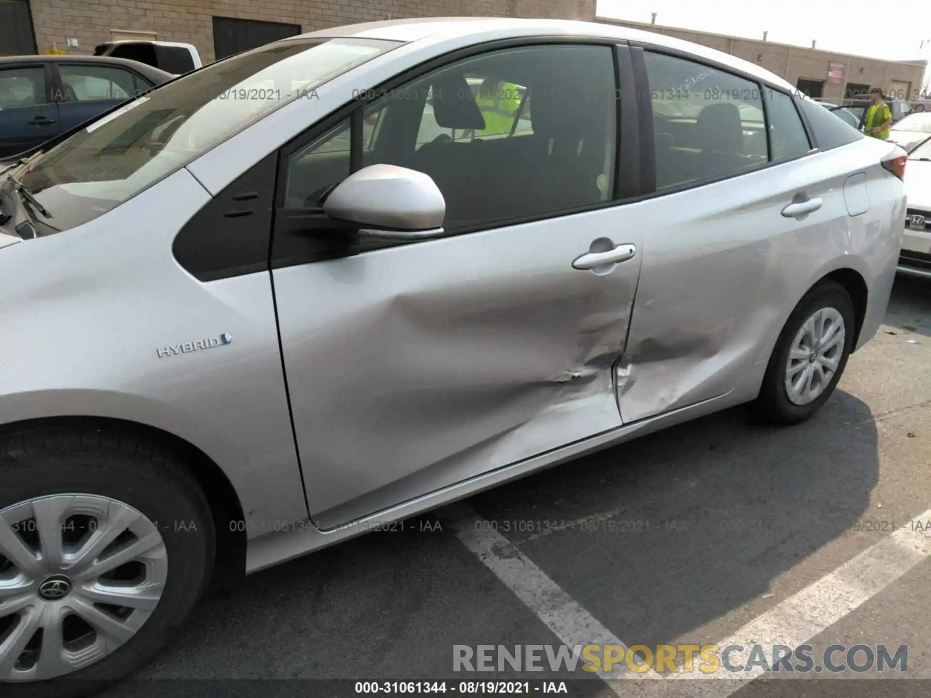 6 Photograph of a damaged car JTDKAMFU4M3143884 TOYOTA PRIUS 2021